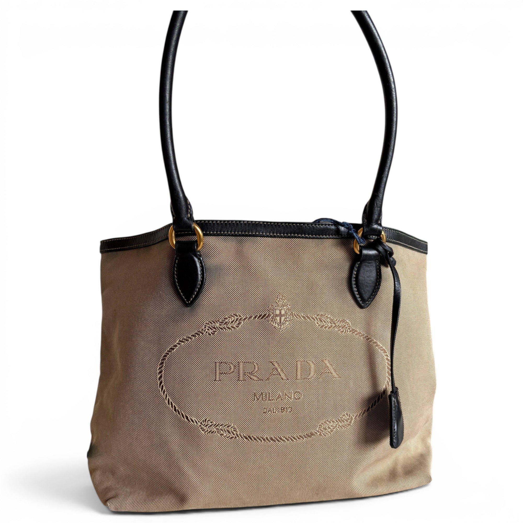Leather tote