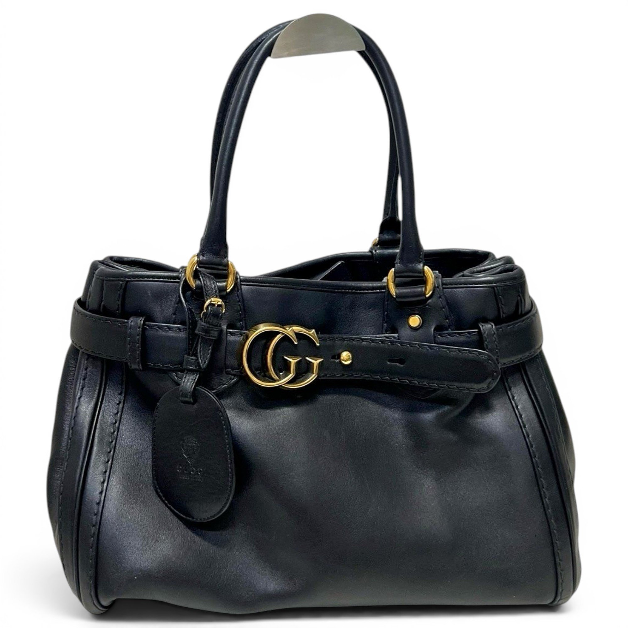 GG Running leather handbag