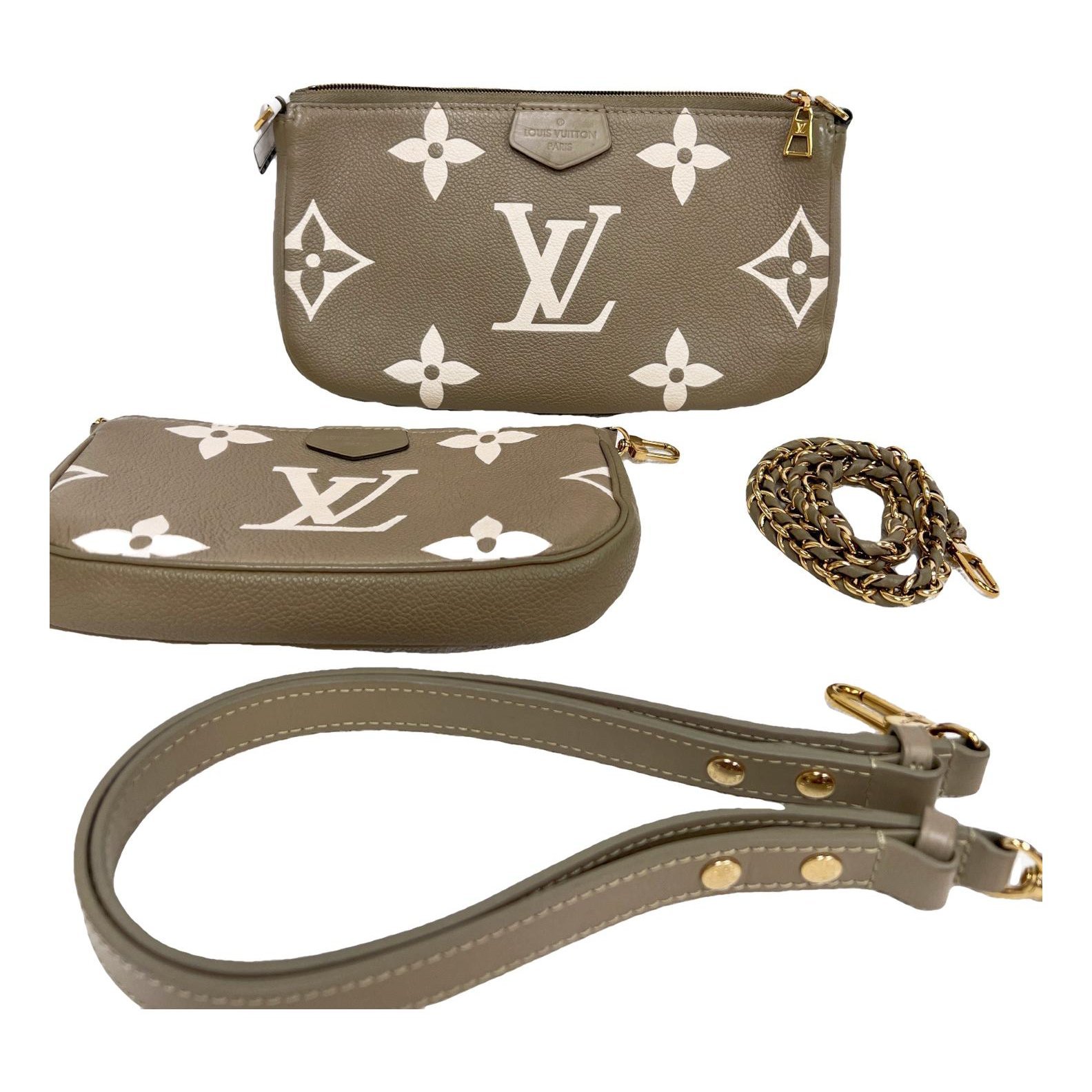 Multi Pochette Accessoires leather handbag