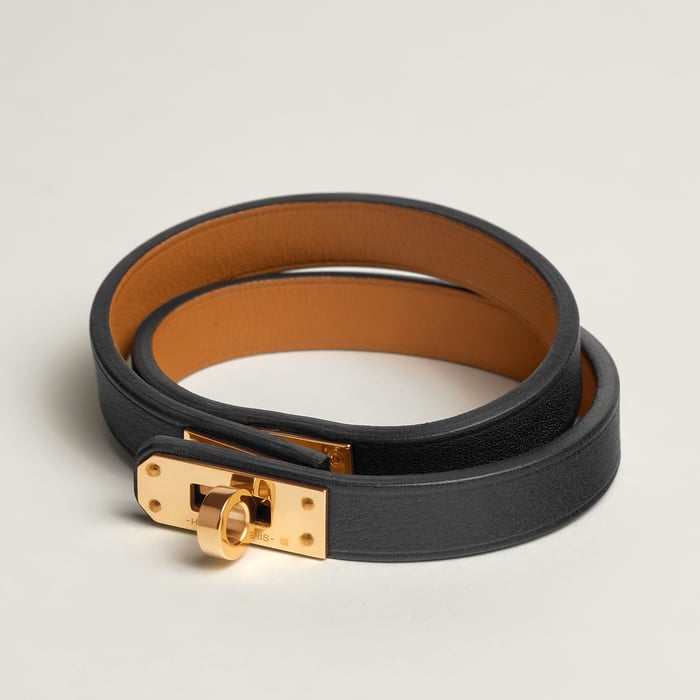 Noir Mini Kelly Double Tour Bracelet
