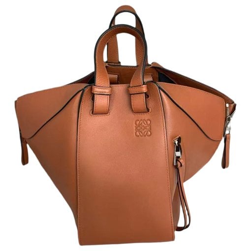 Hammock leather handbag
