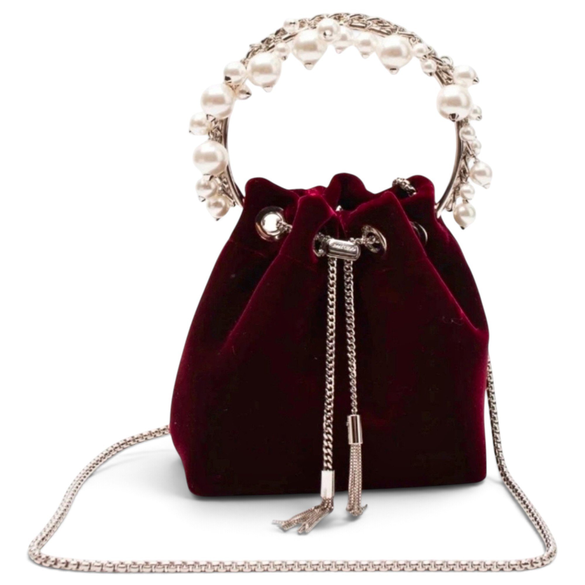 Bon velvet crossbody bag