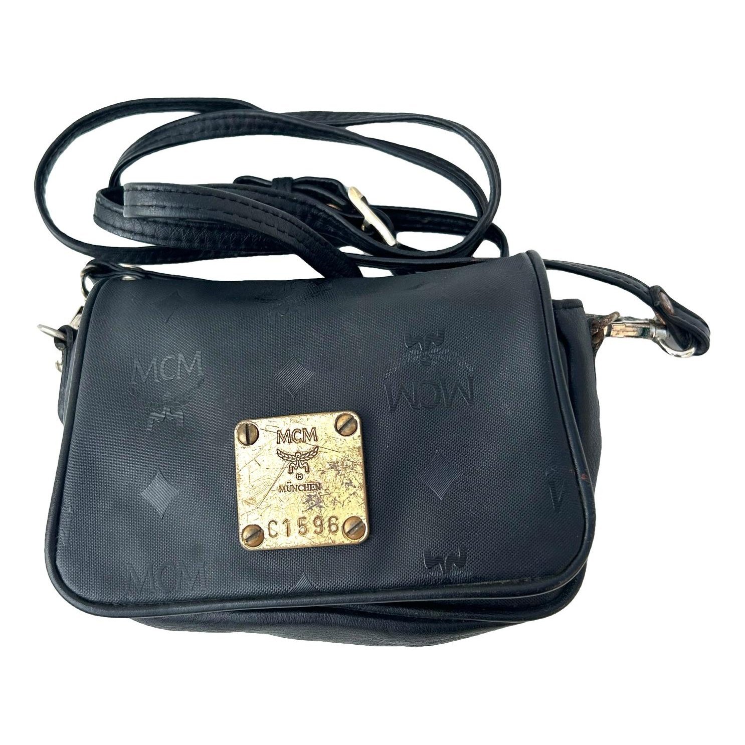 Leather crossbody bag