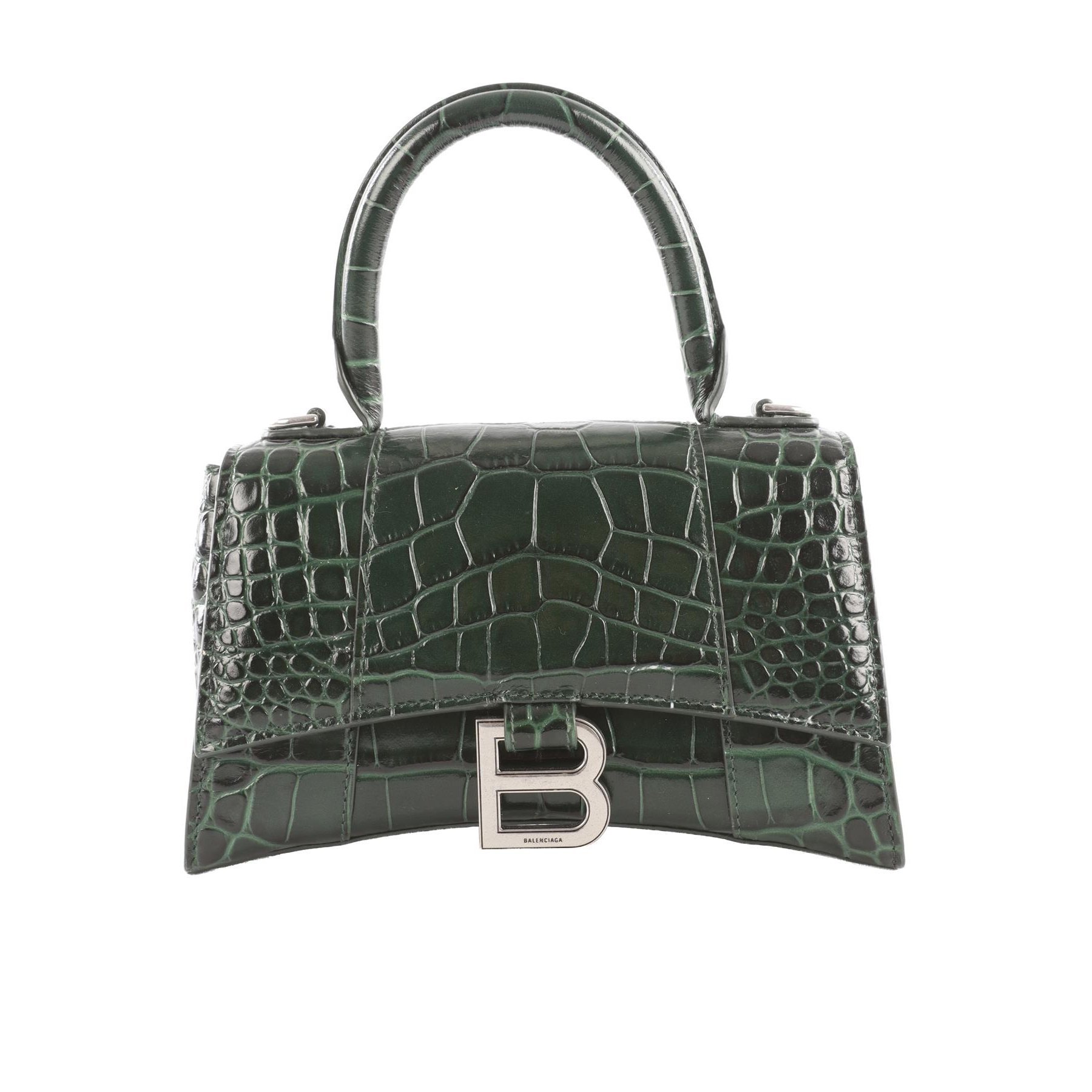 Hourglass leather tote