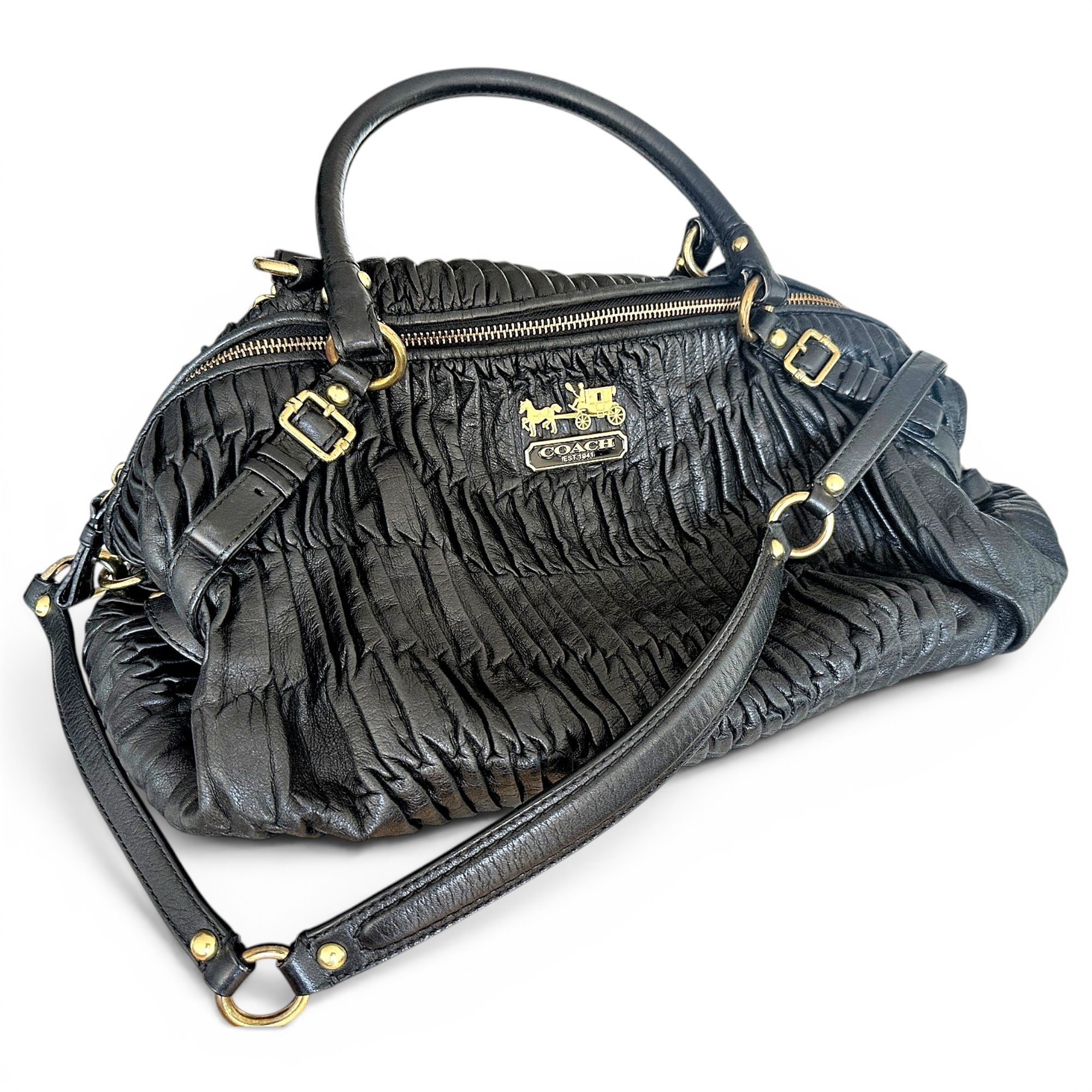 Madison leather handbag