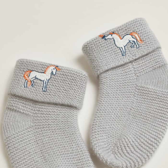 Gris Perle Cabriole Socks