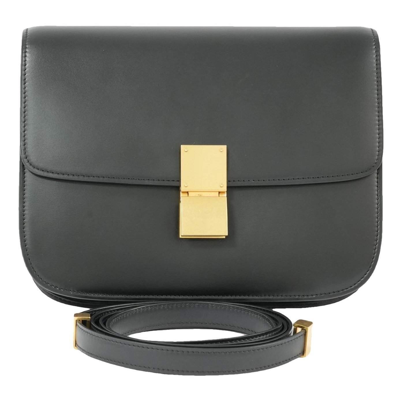 Classic leather crossbody bag