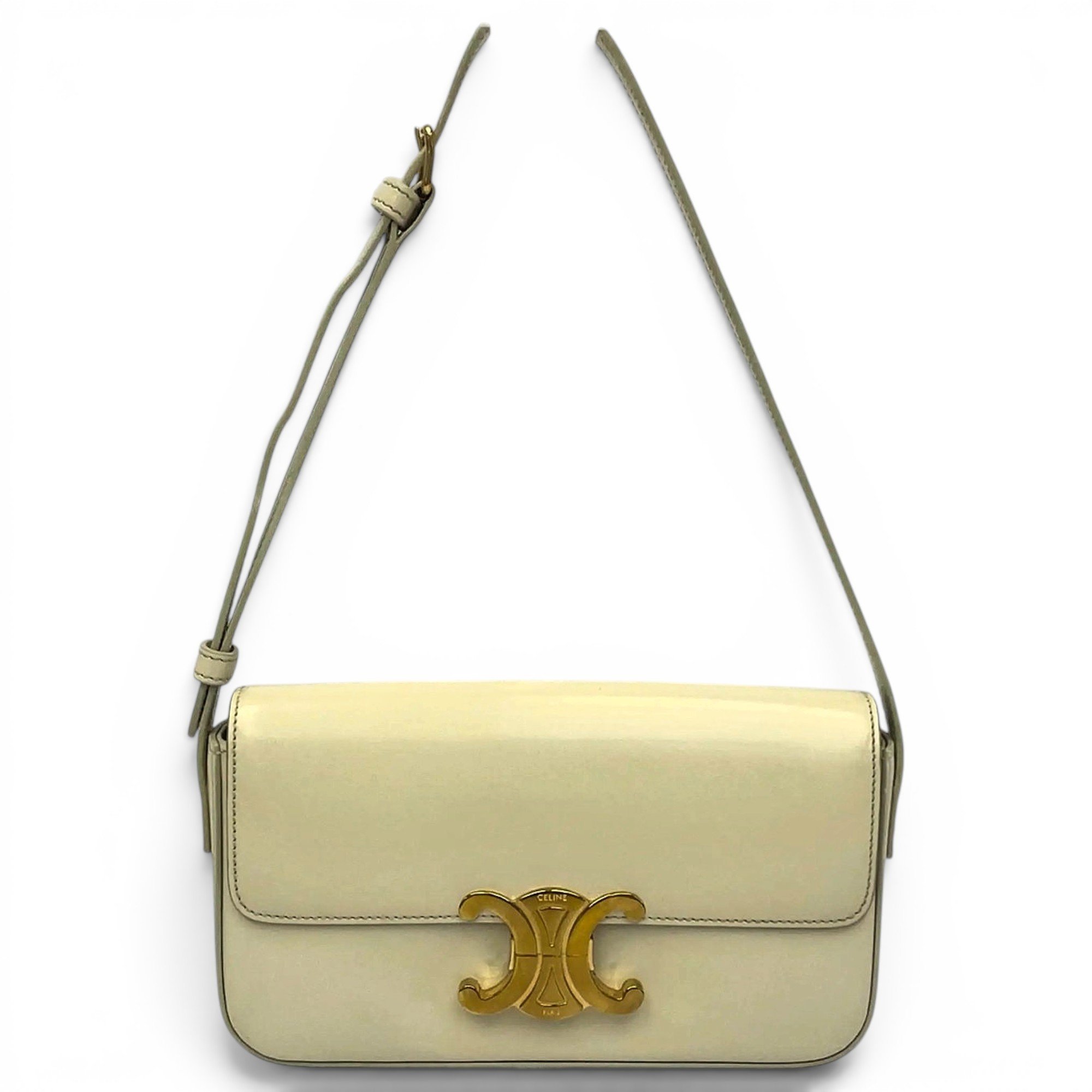 Triomphe Long leather handbag