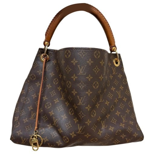 Artsy leather handbag