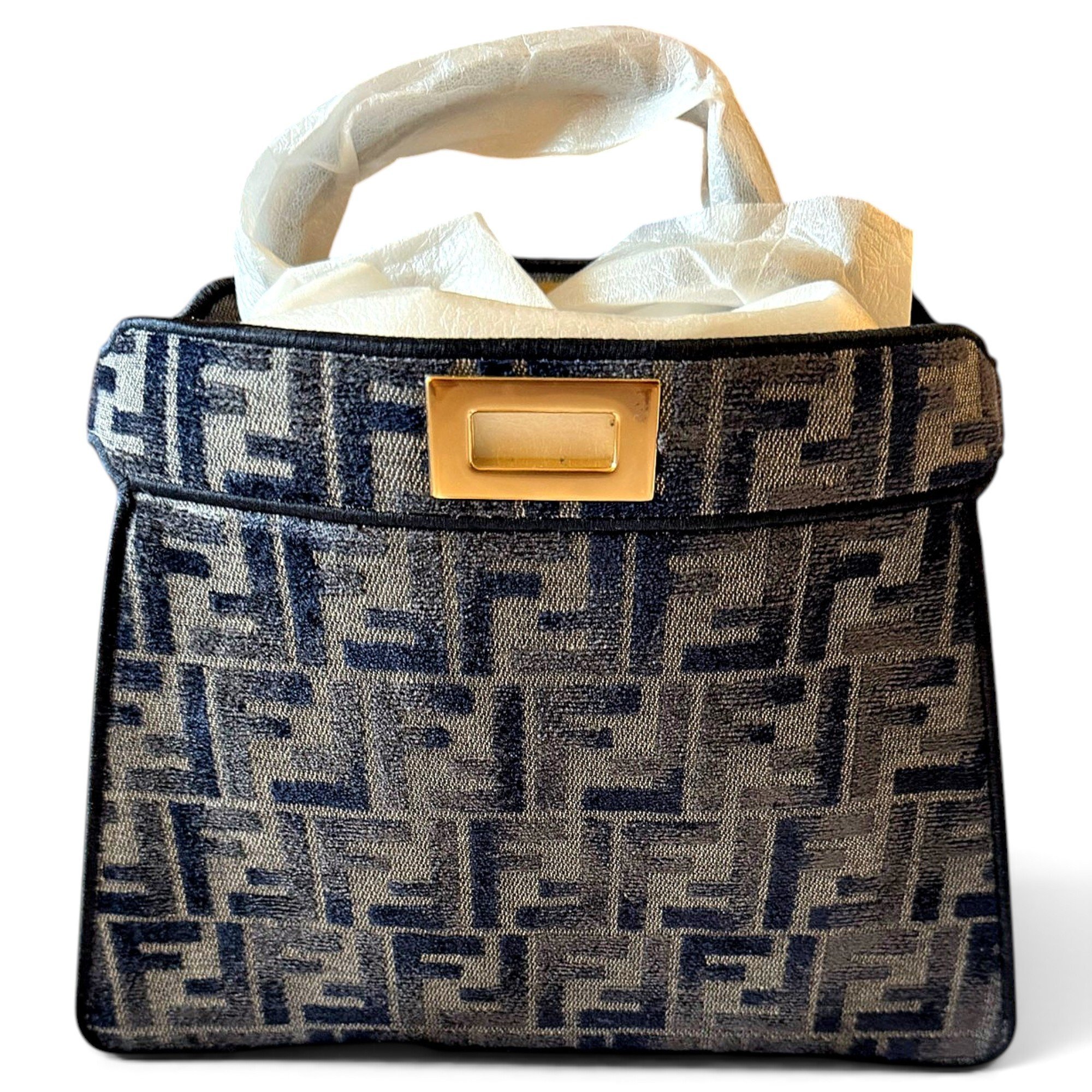 Peekaboo leather handbag