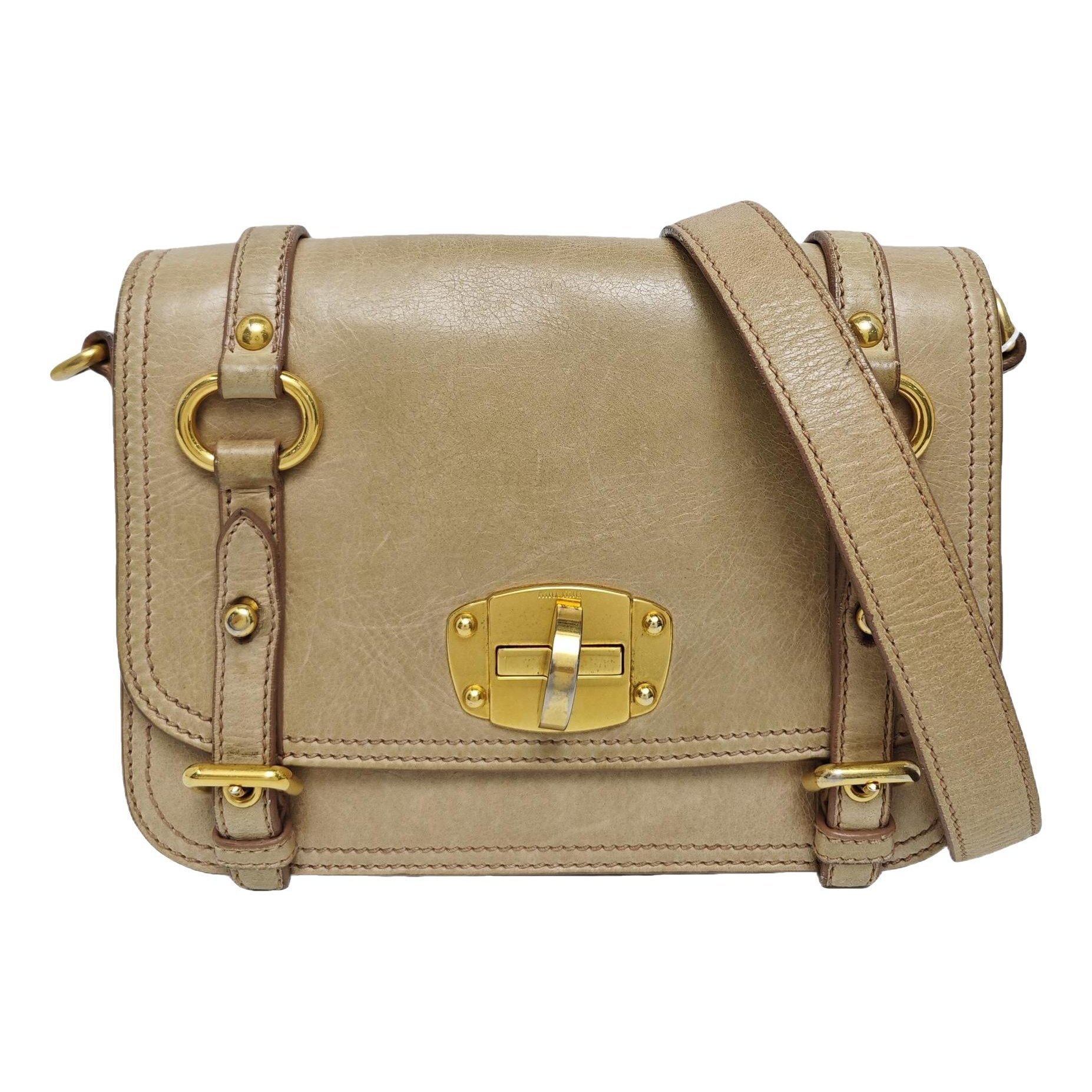 Matelassé leather crossbody bag