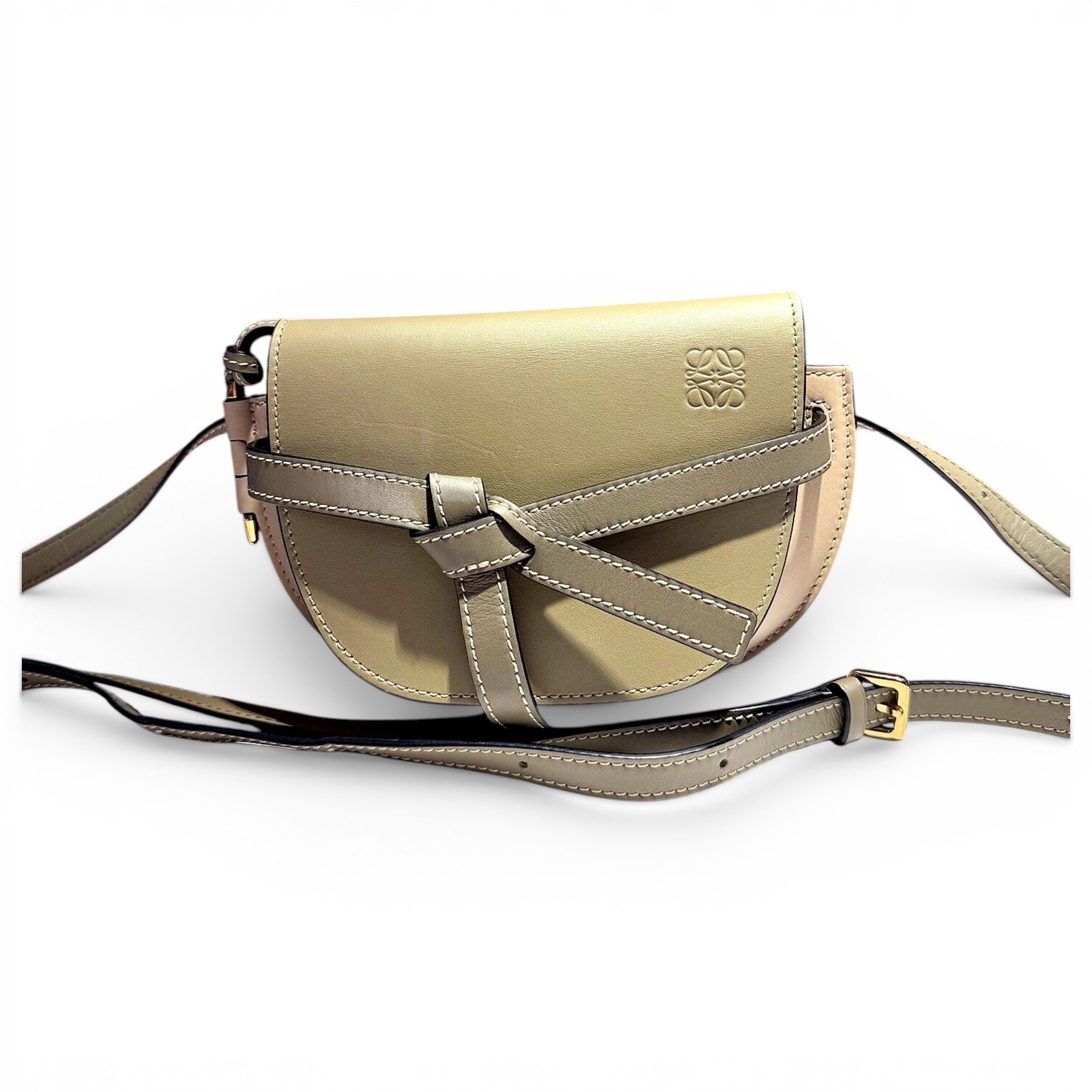 Gate leather crossbody bag