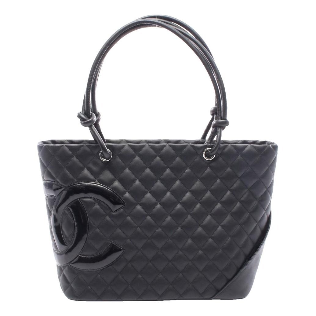 Cambon patent leather tote