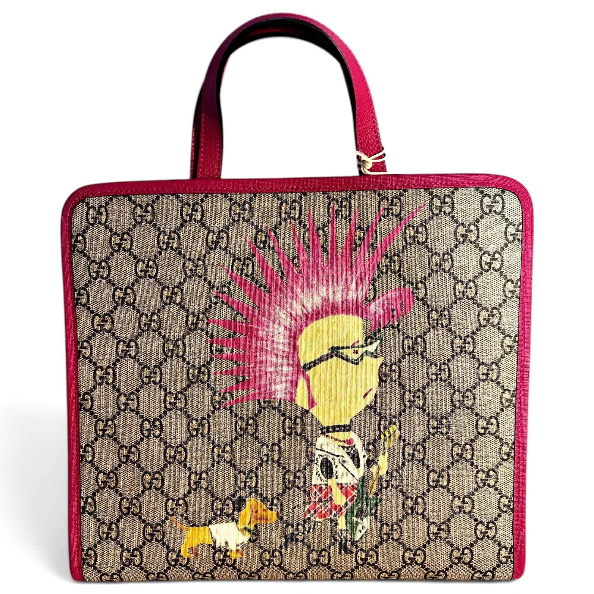 Ophidia leather tote