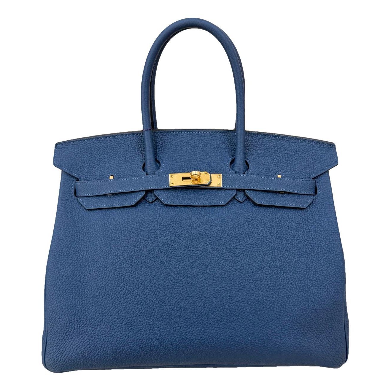 Hermes Birkin 35 Handbag Togo Leather