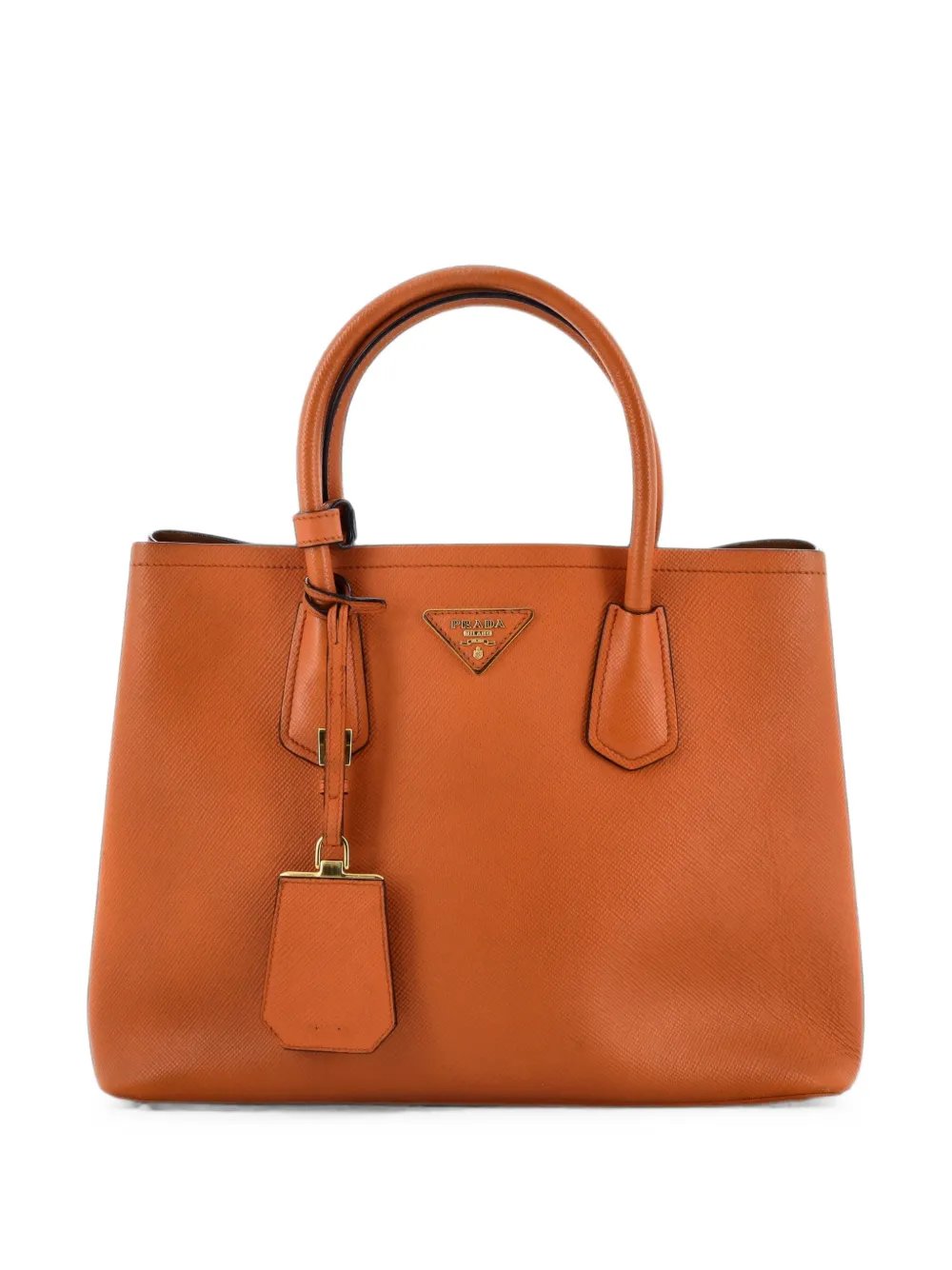 Cuir Double Saffiano Leather Medium tote bag