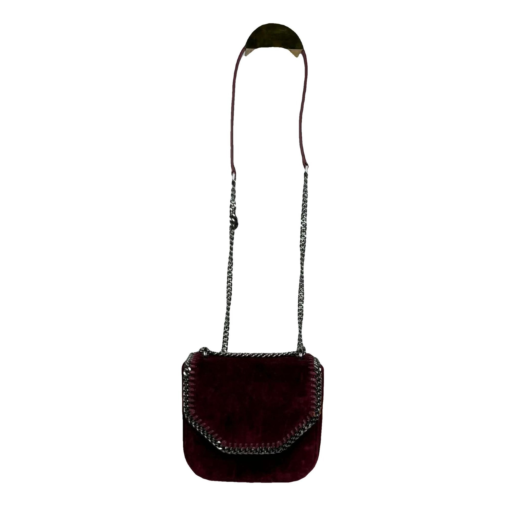 Velvet handbag