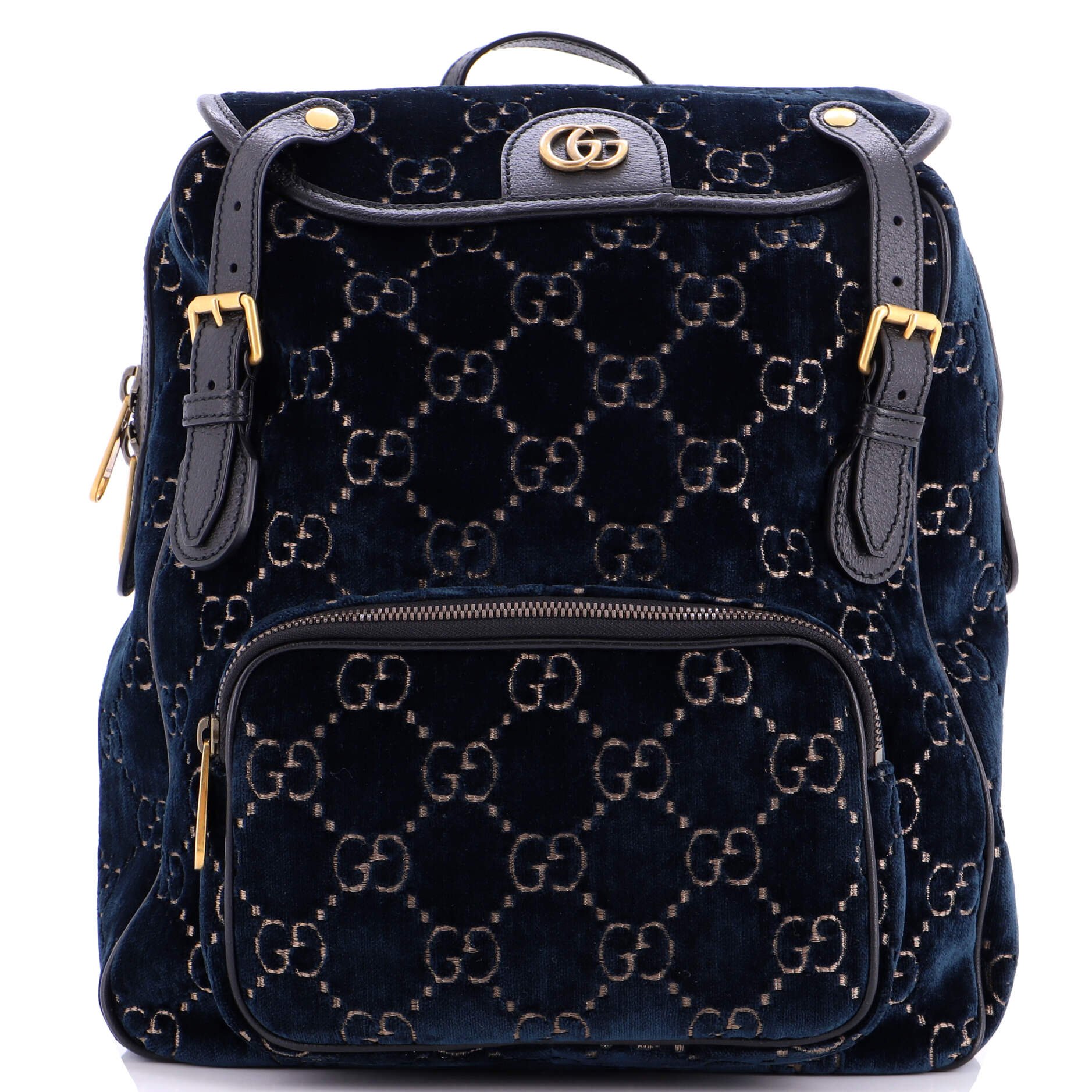 Gucci GG Marmont Backpack GG Velvet Small