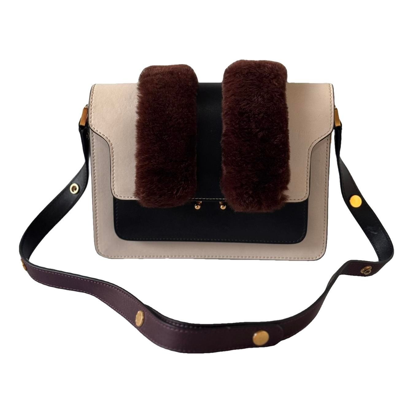 Marni Trunk leather crossbody bag