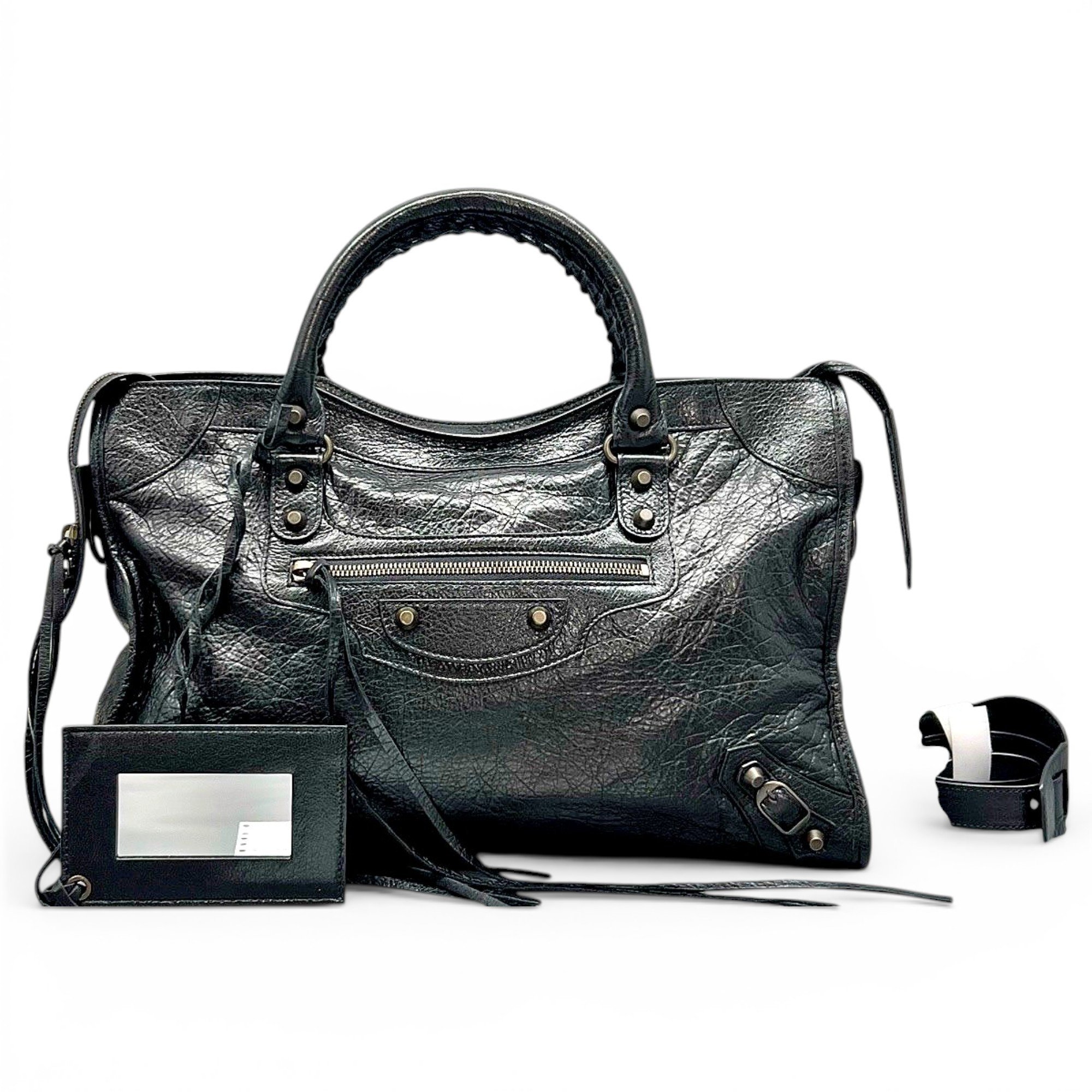 Balenciaga City leather handbag