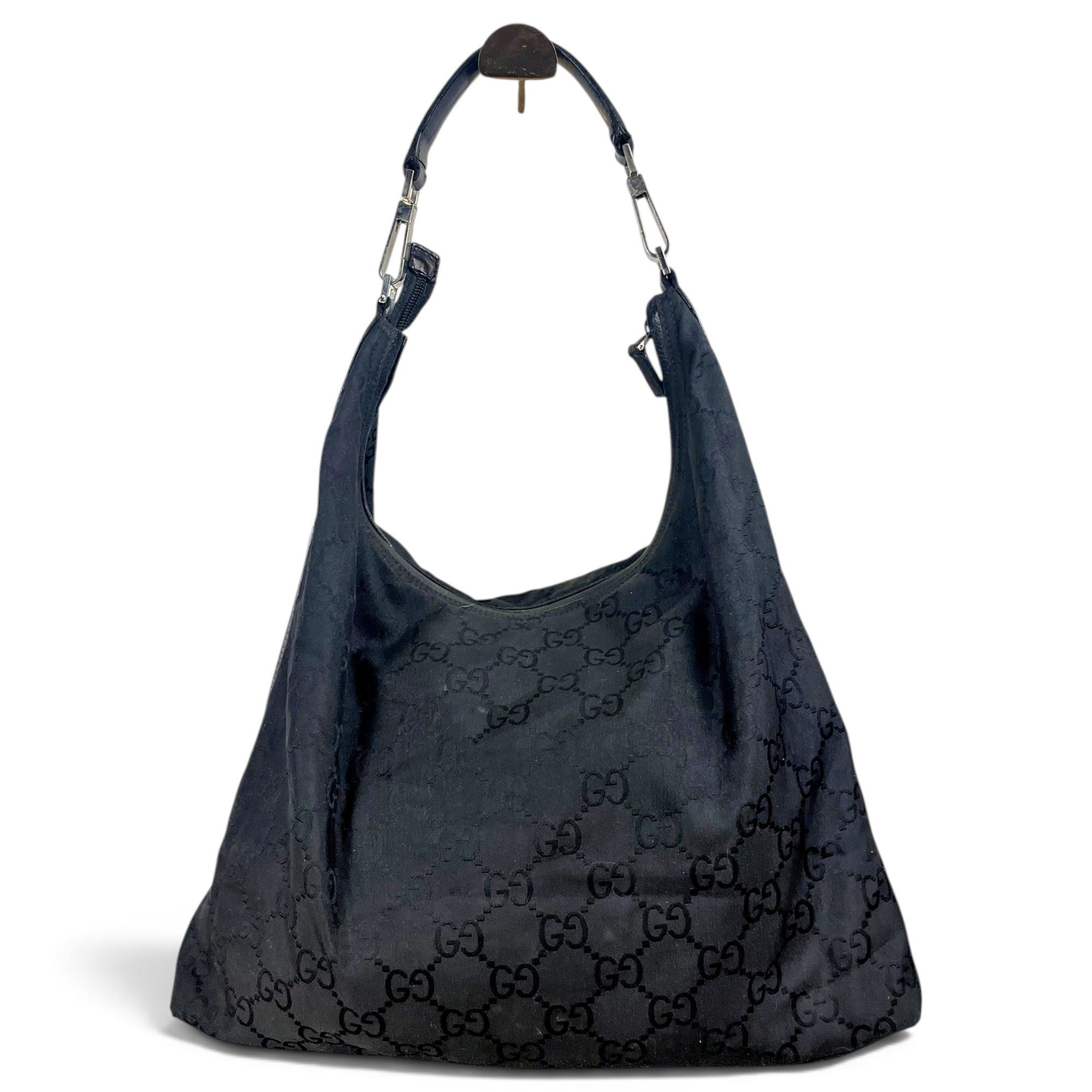 Hobo leather handbag