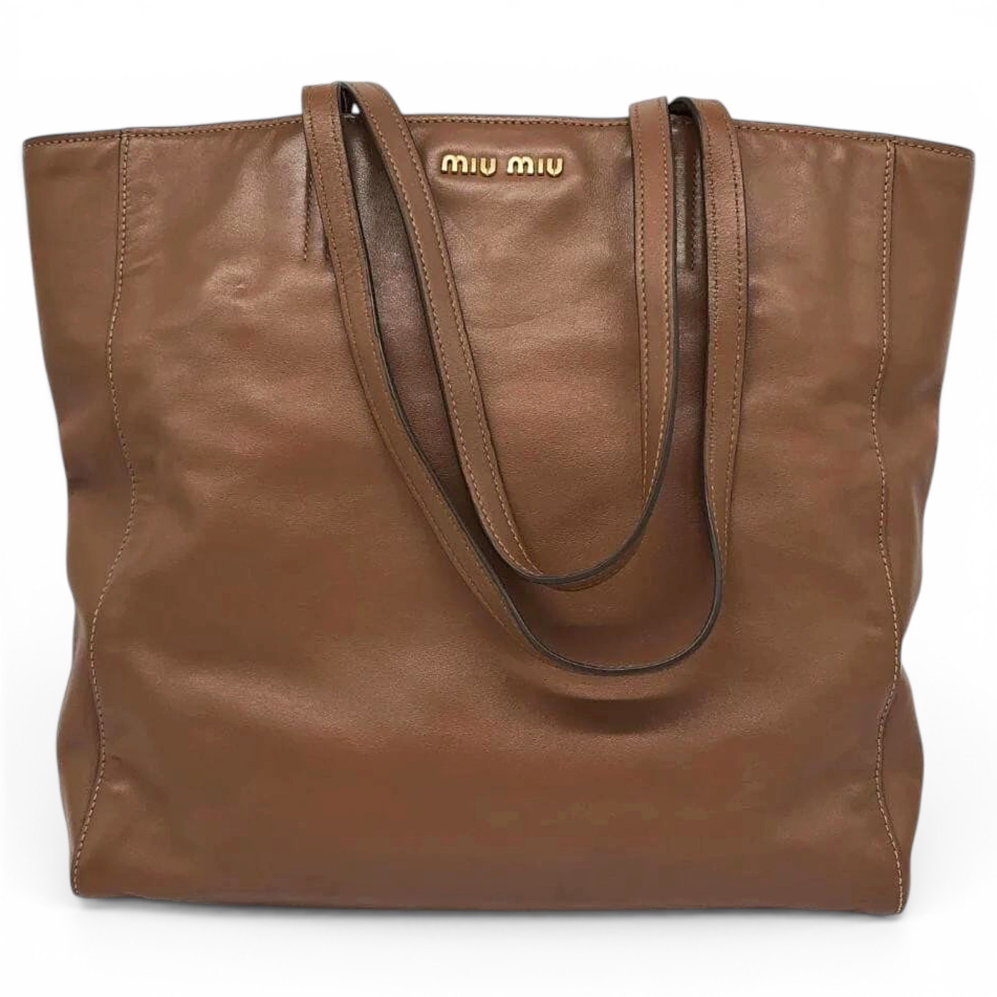 Vitello leather tote