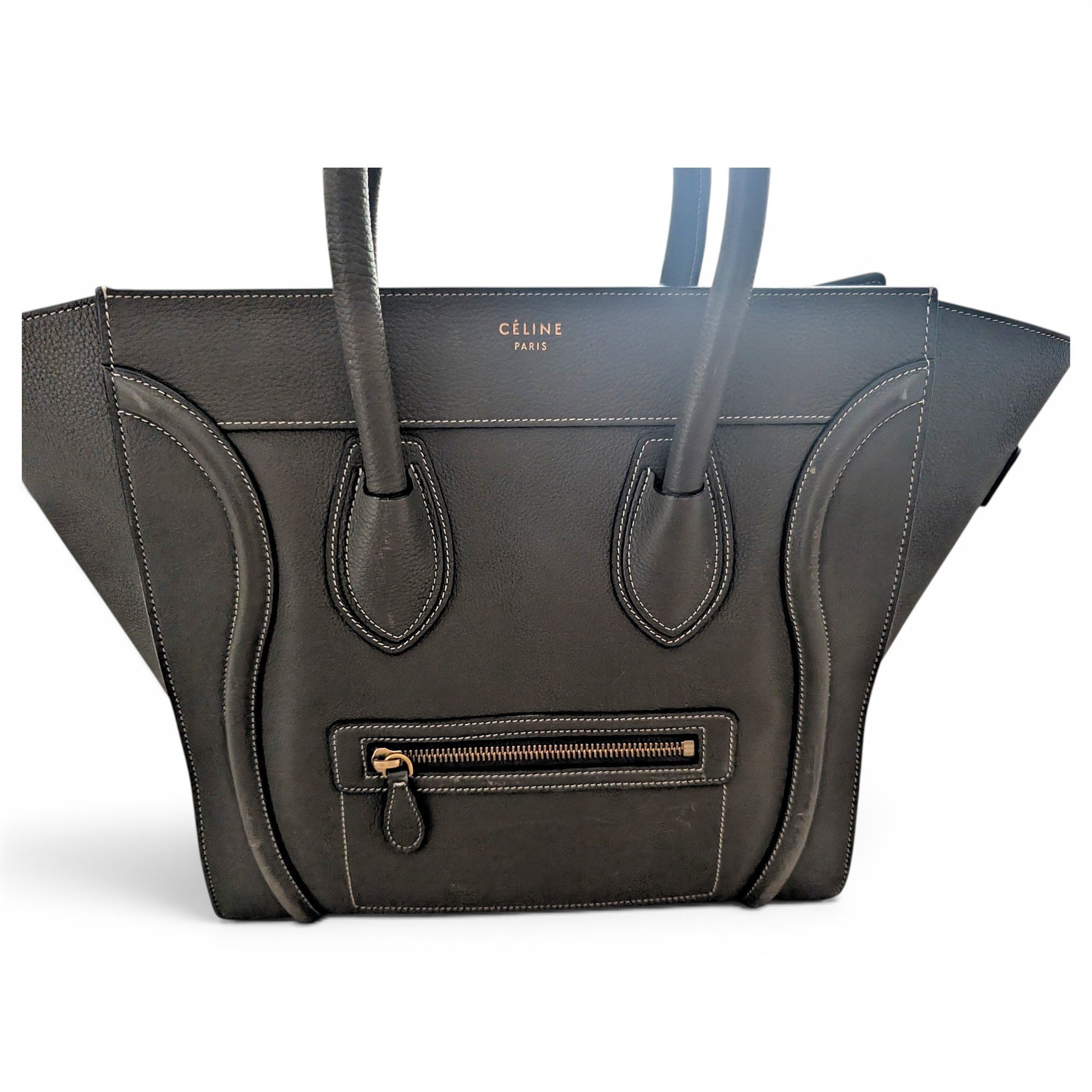 Big Bag leather handbag
