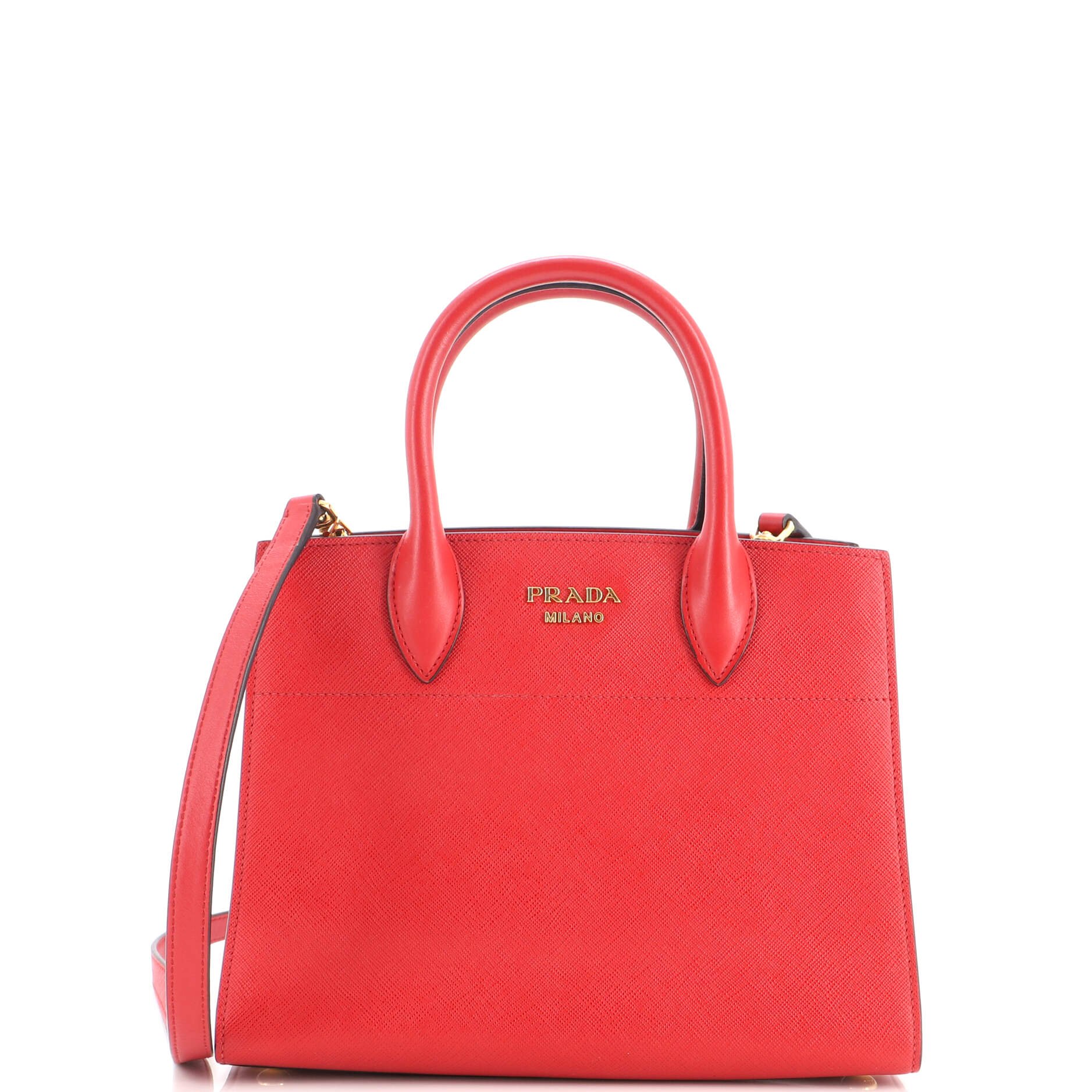 Bibliotheque Tote Saffiano with City Calf Small