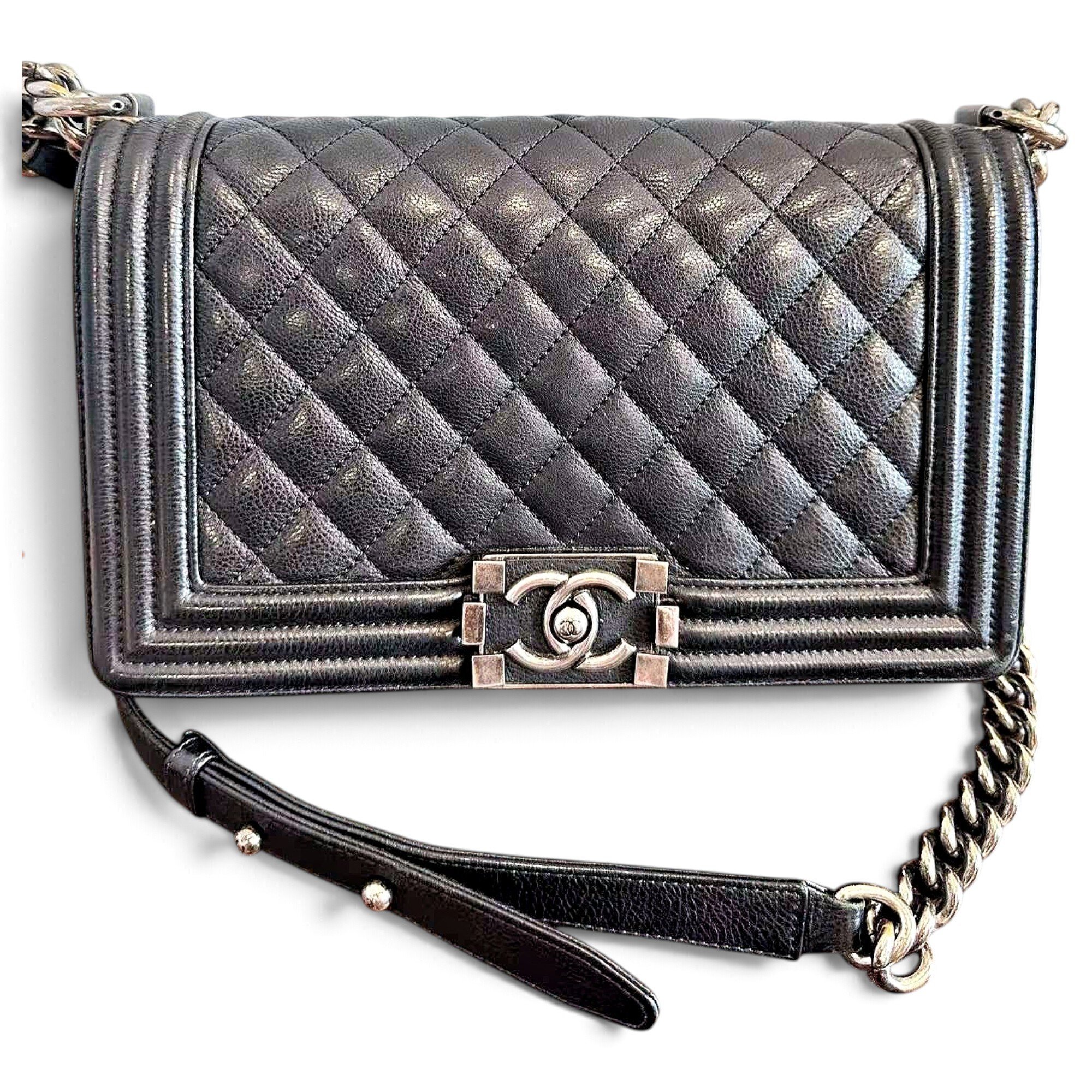 Boy leather crossbody bag