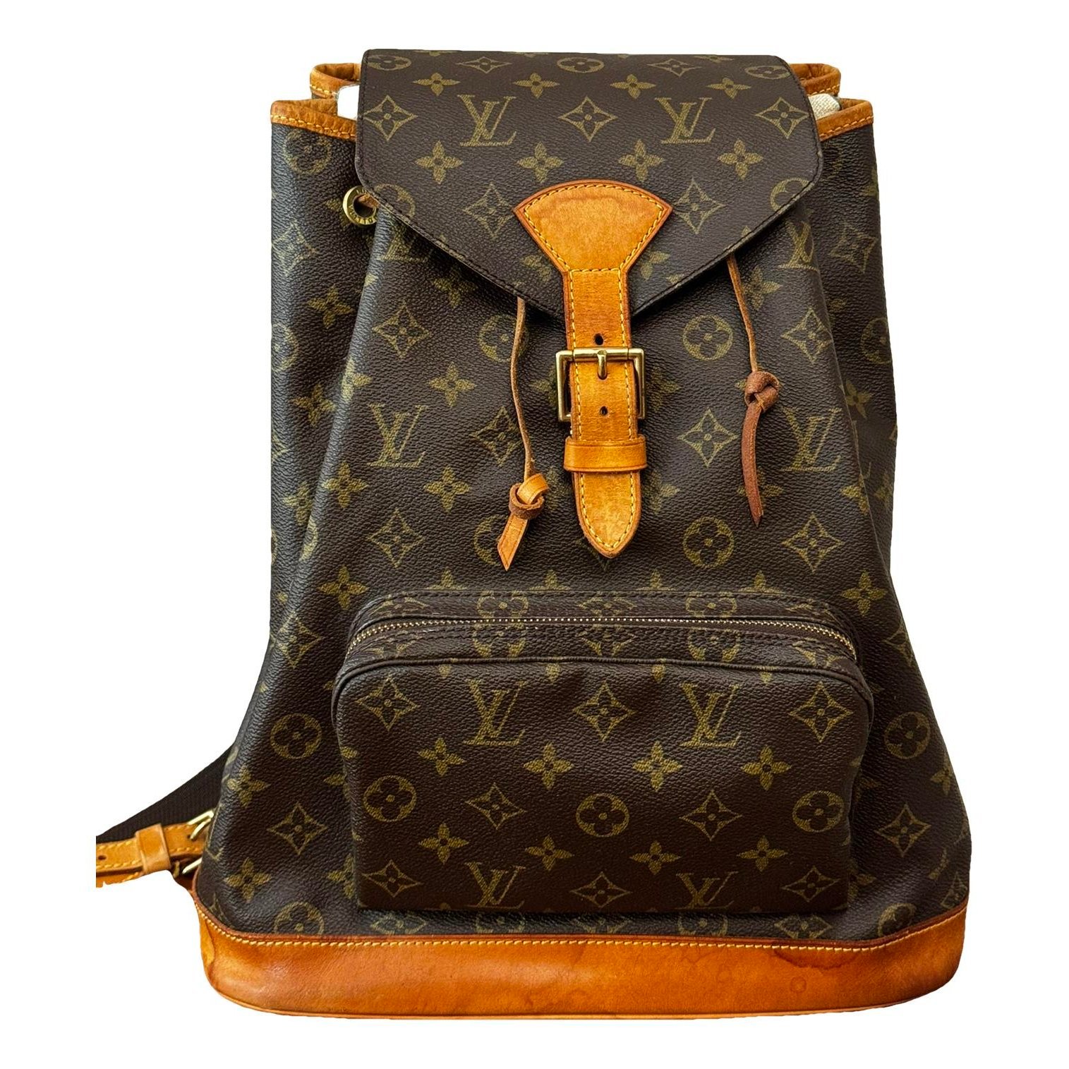 Louis Vuitton Montsouris Vintage leather backpack