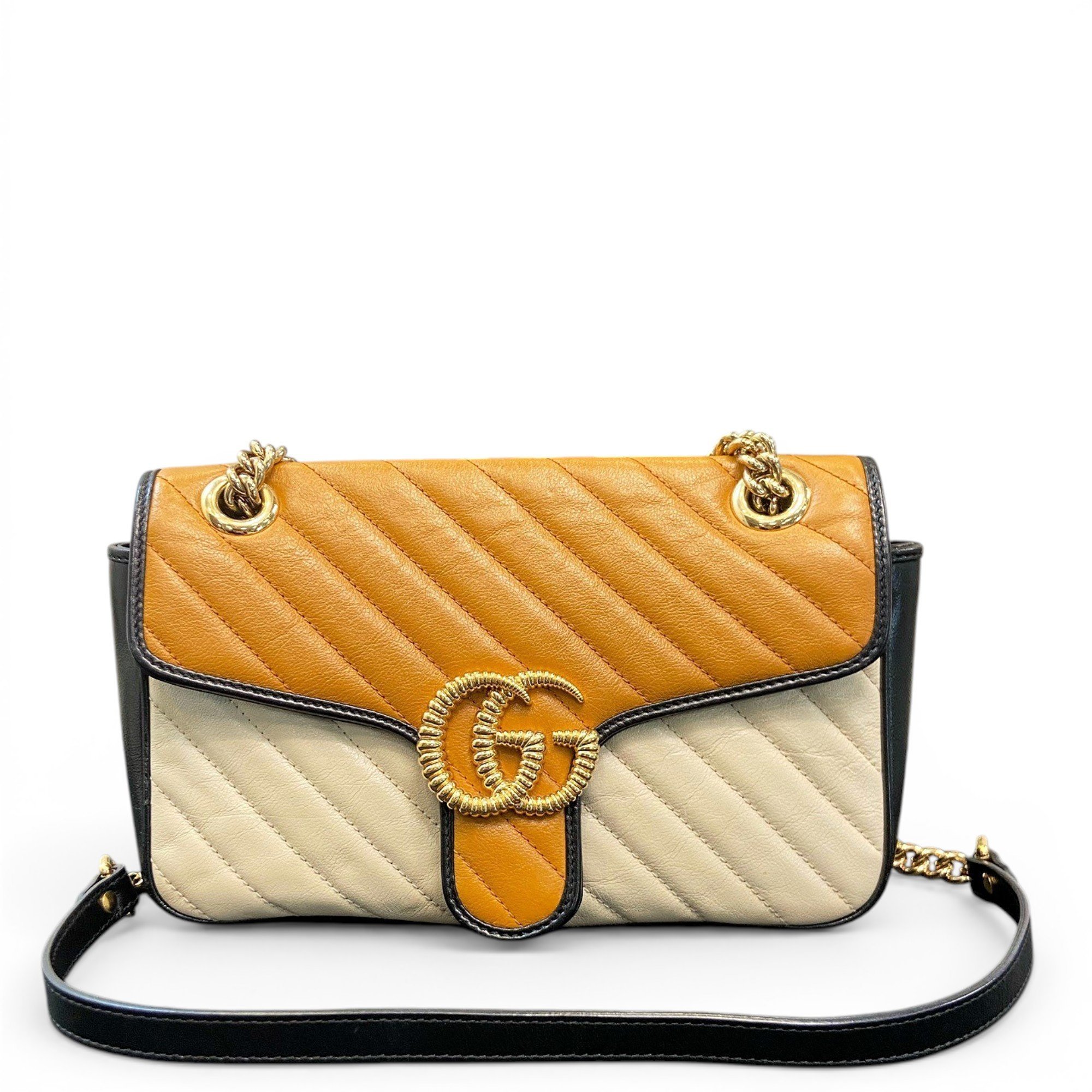 GG Marmont Flap leather crossbody bag