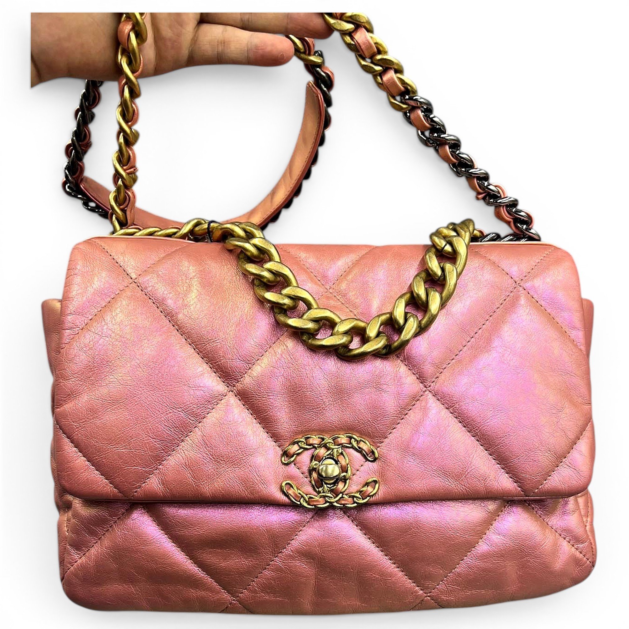 Chanel 19 leather handbag
