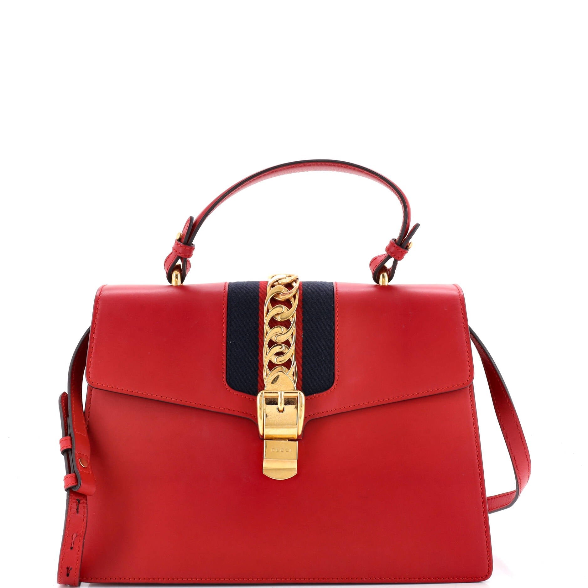 Sylvie Top Handle Bag Leather Medium