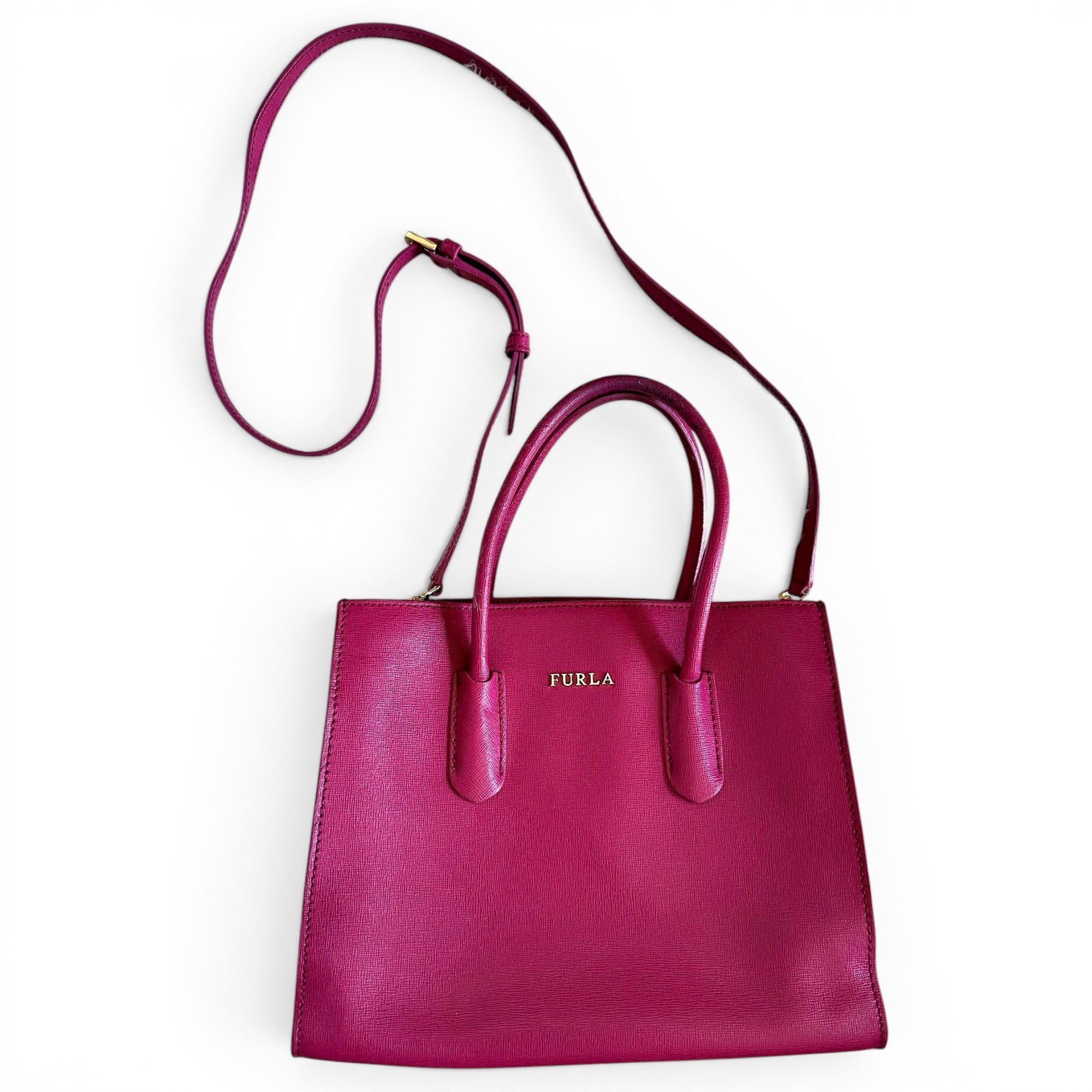 Leather handbag