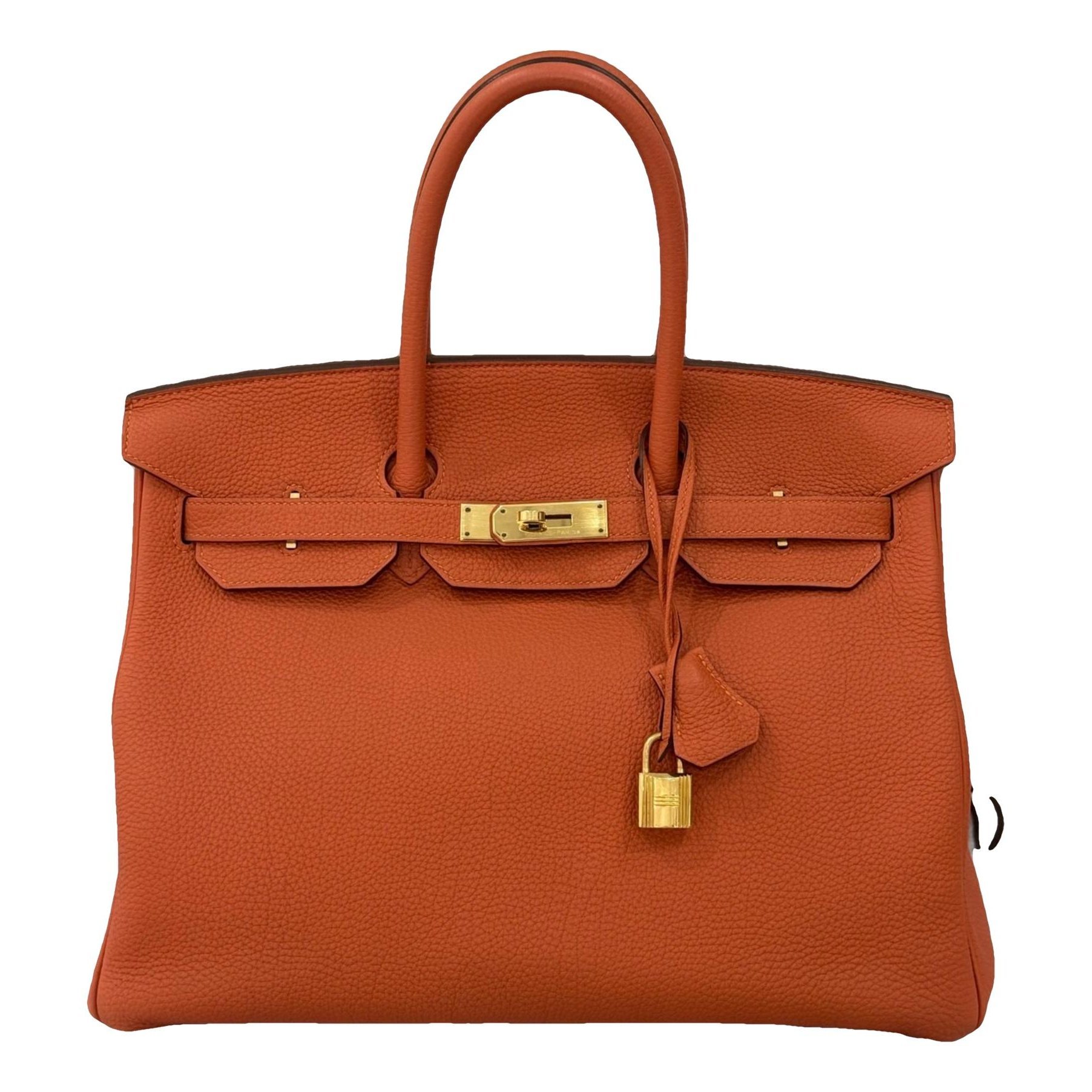Birkin 35 leather handbag