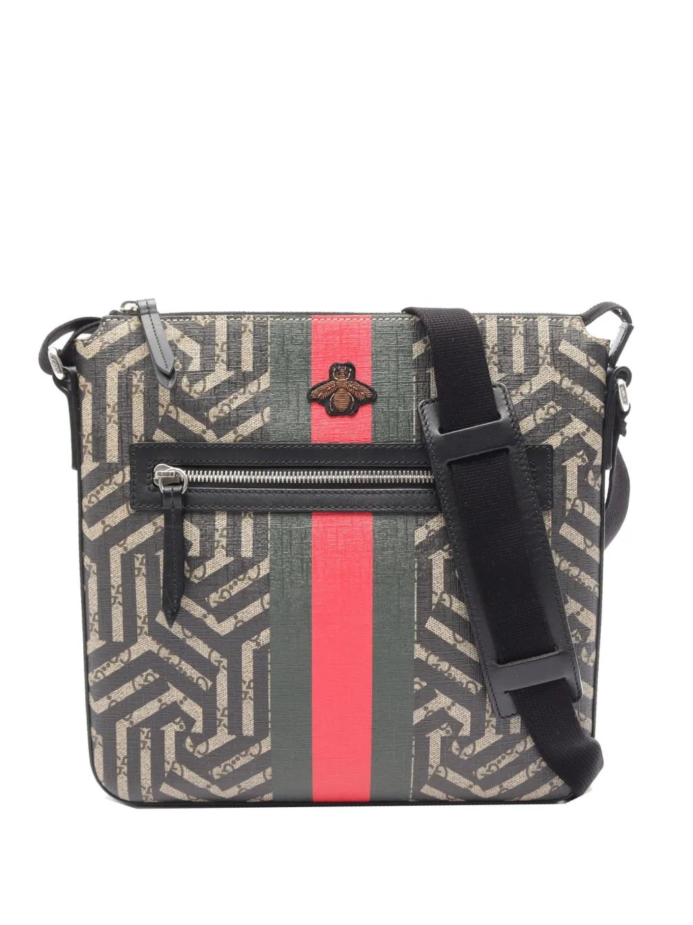 2000-2015 GG Supreme Caleido Web Bee crossbody bag