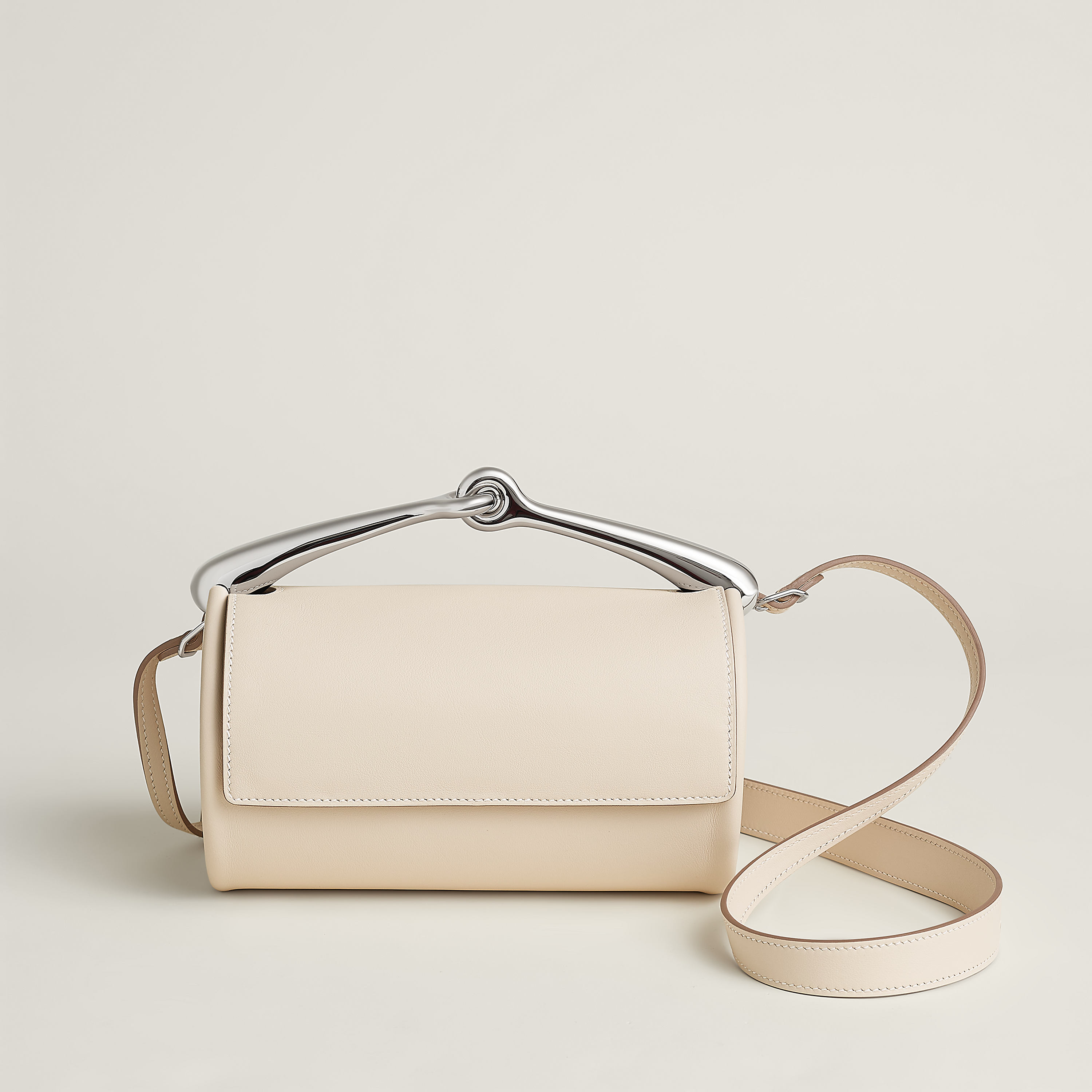Hermès Maximors II calfskin Craie