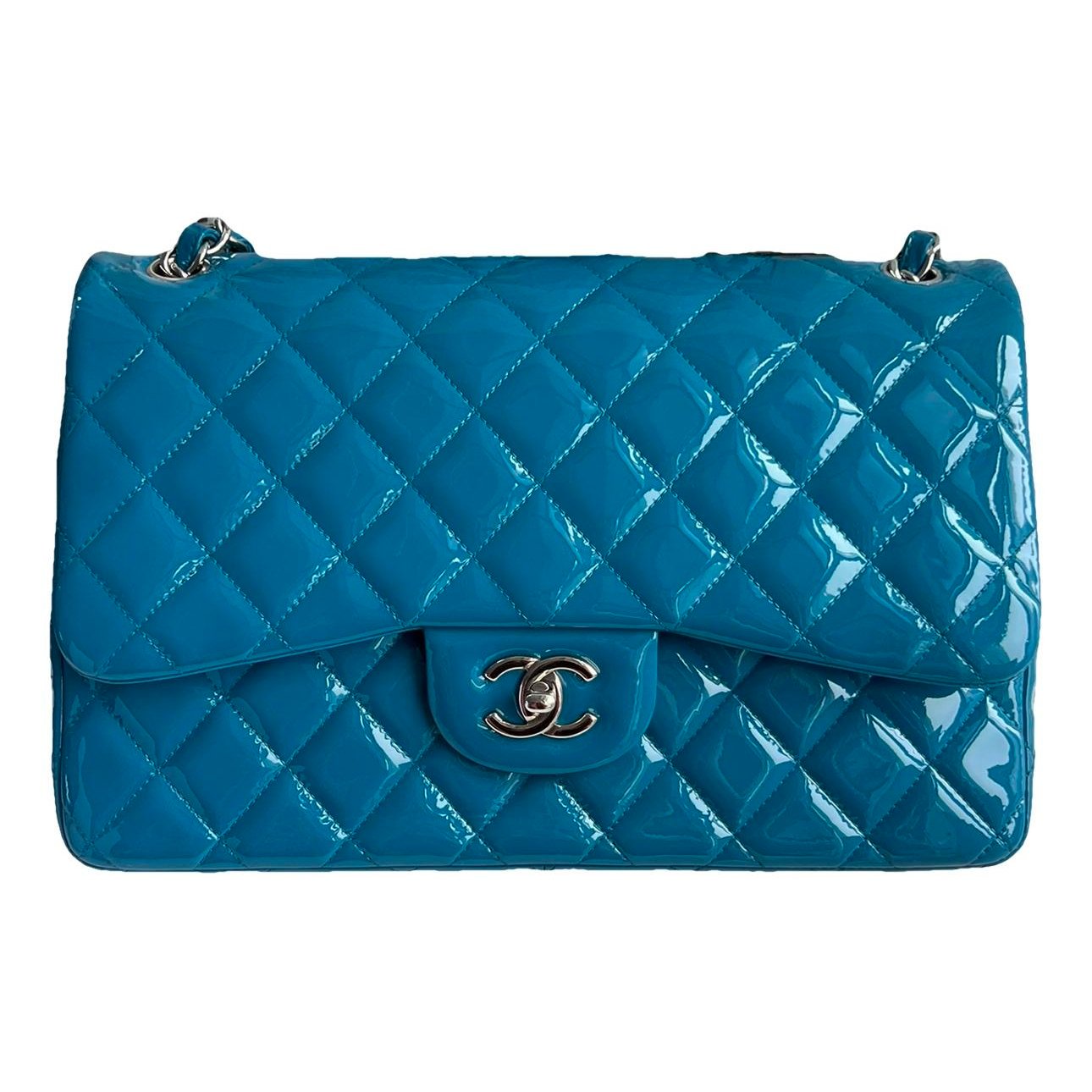 Timeless/Classique patent leather handbag