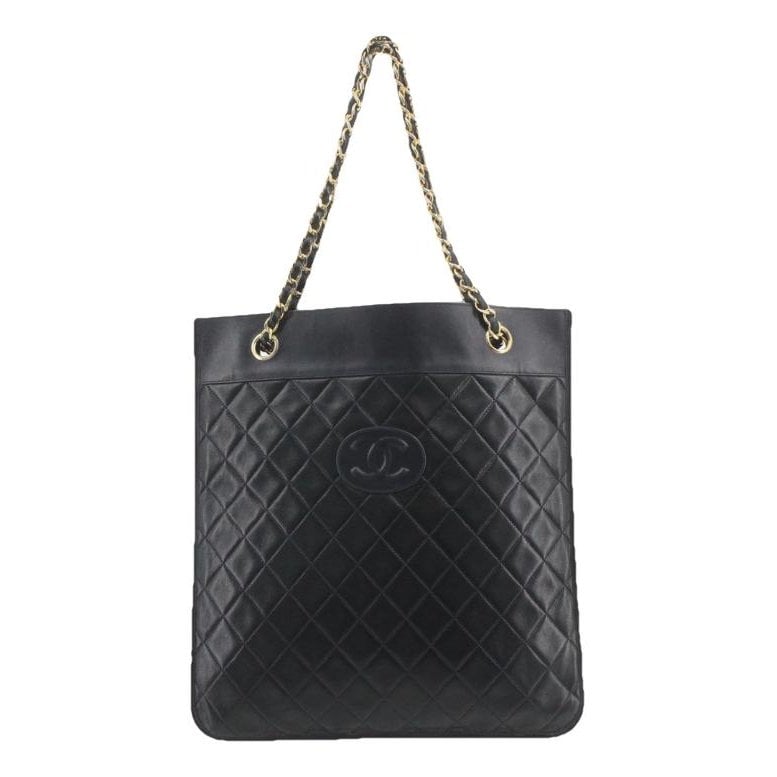 Leather tote