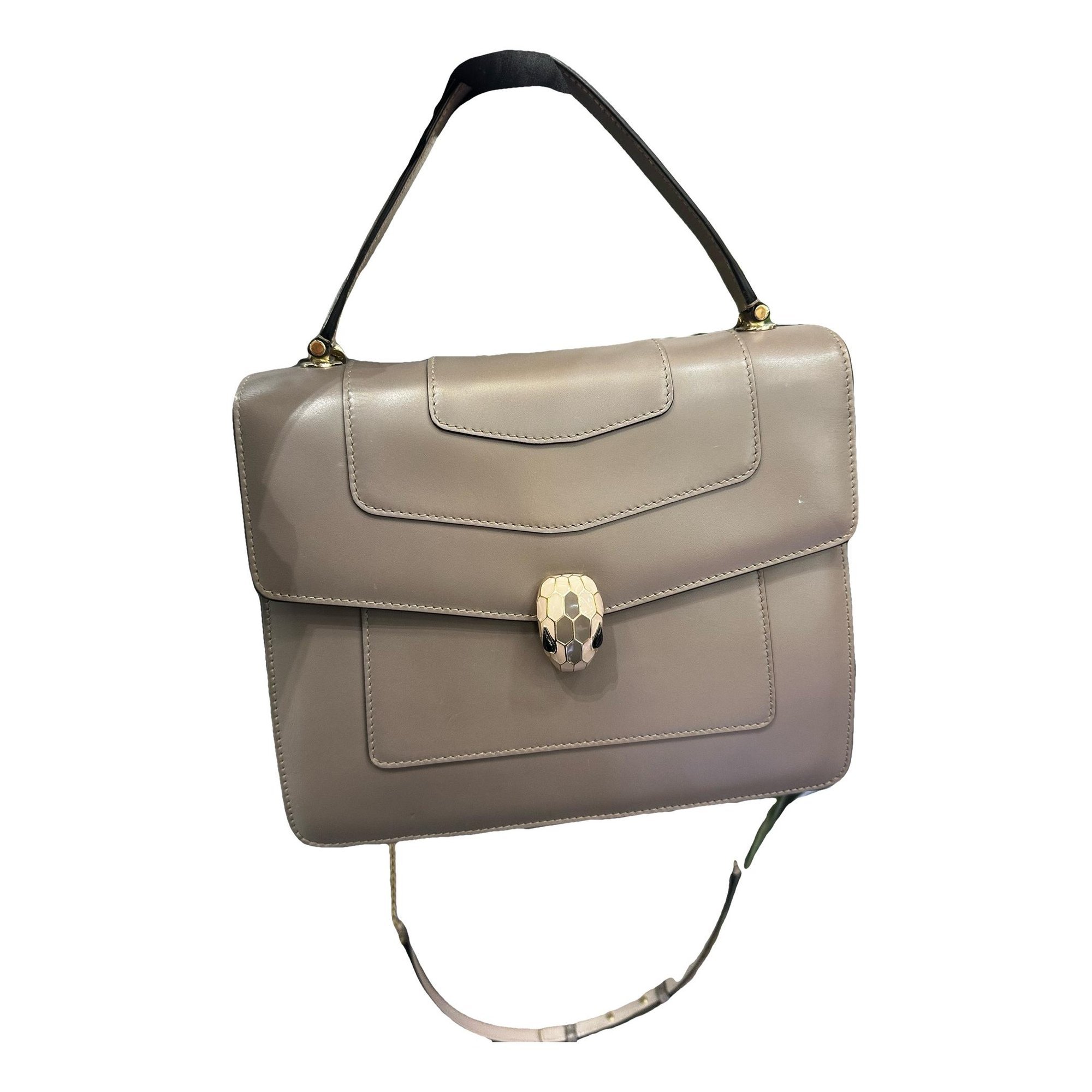 Serpenti leather handbag