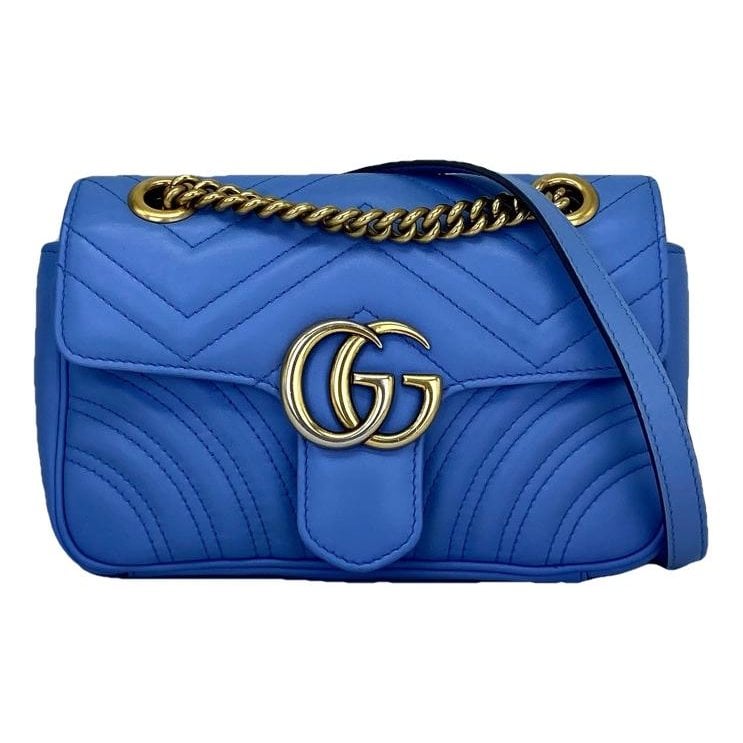 GG Marmont Flap leather handbag