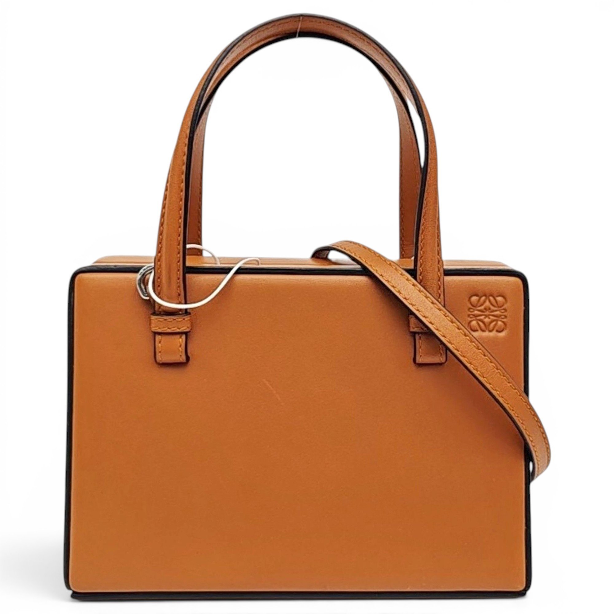 Postal leather handbag