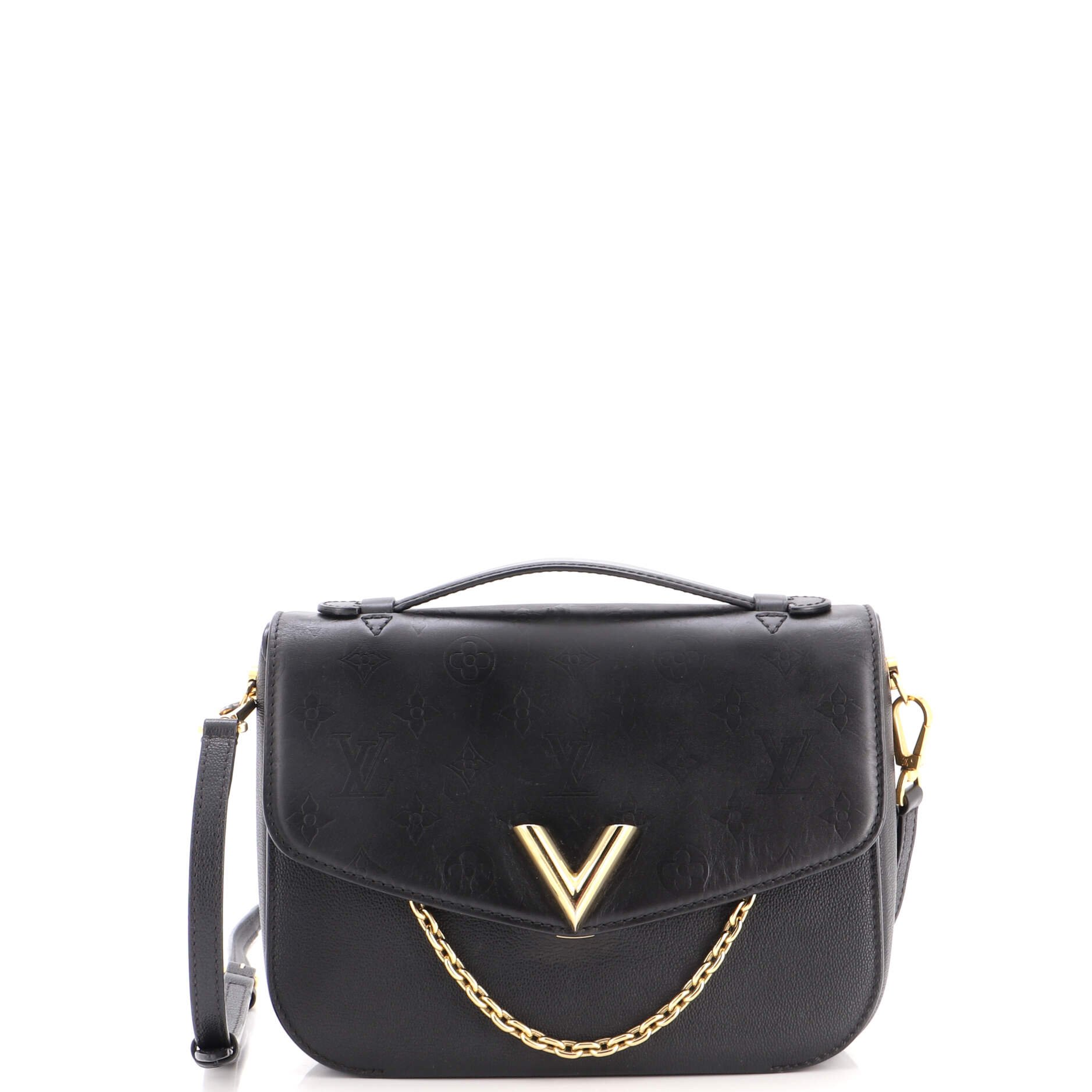 Very Messenger Monogram Leather