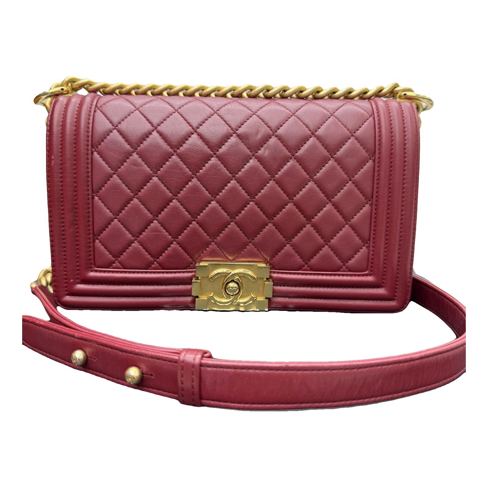 Boy leather crossbody bag
