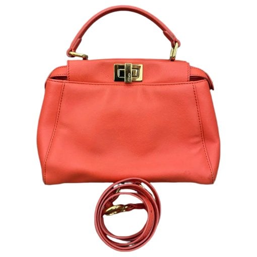 Peekaboo leather handbag