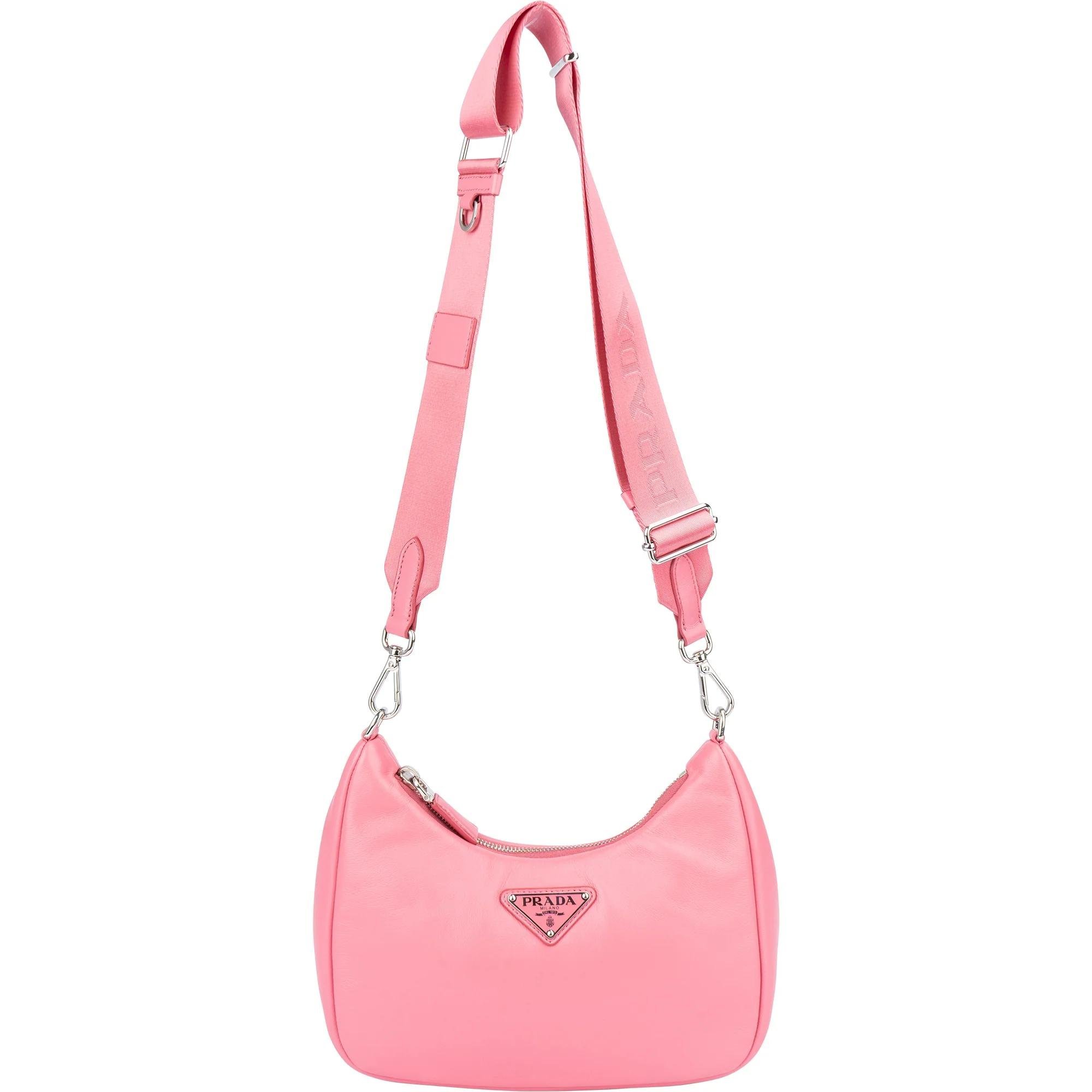 Re-edition leather crossbody bag