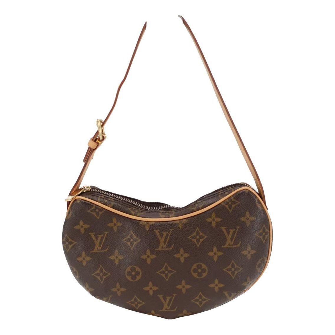 Croissant leather handbag