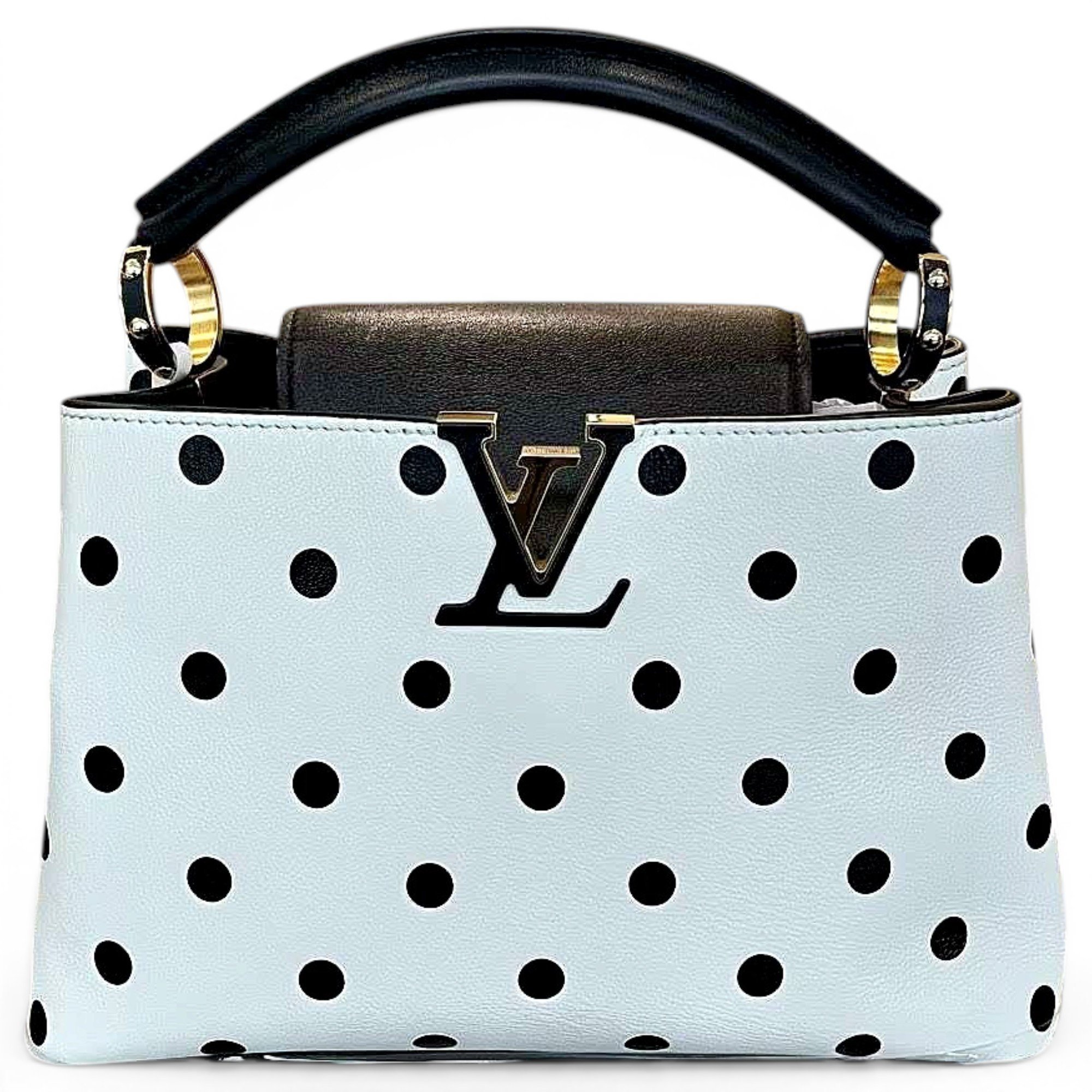 Capucines leather handbag