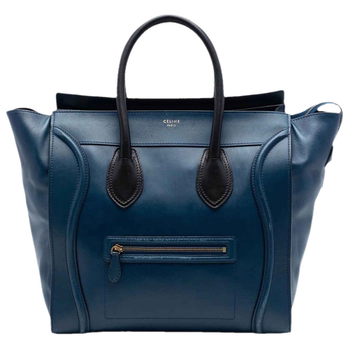 Luggage leather tote