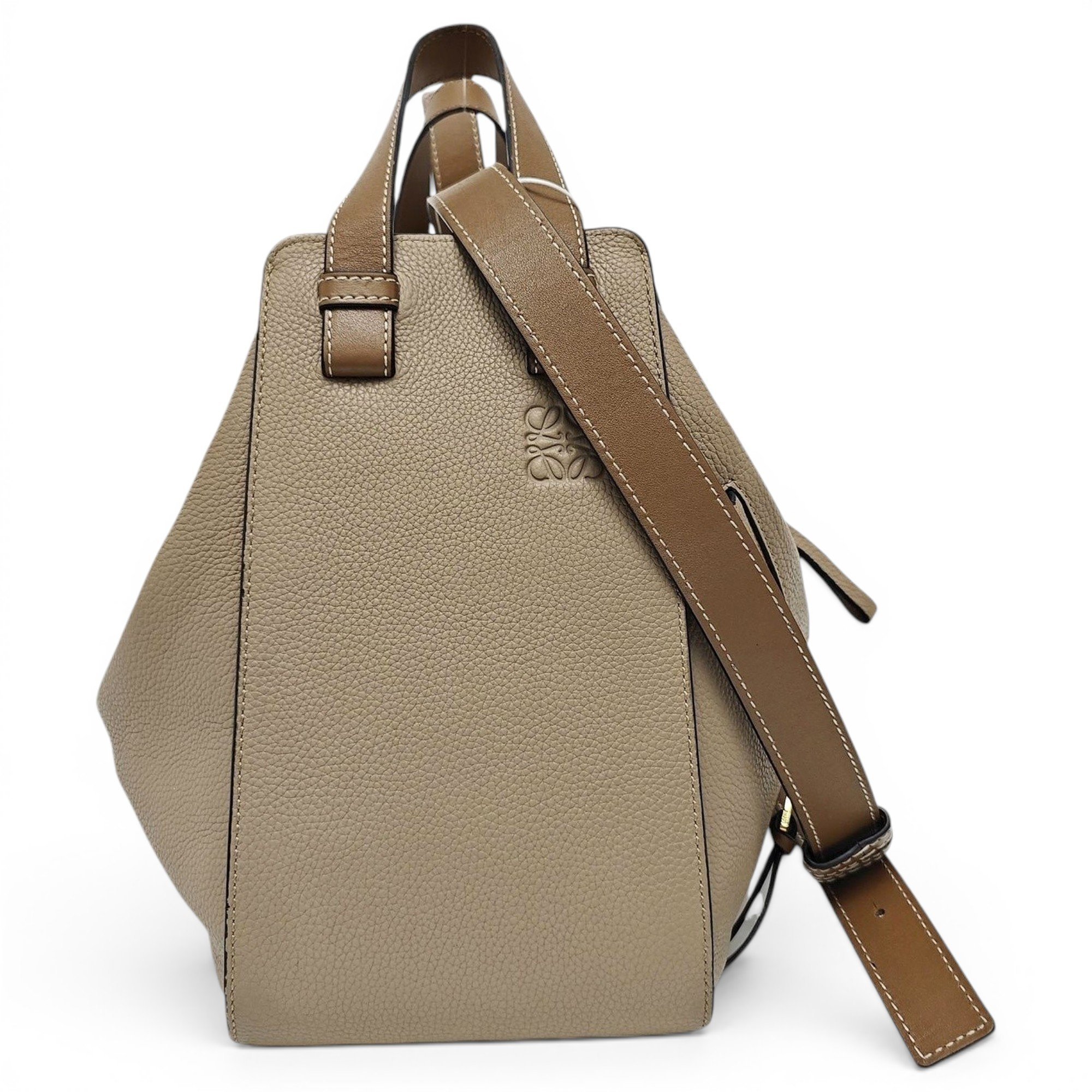 Hammock leather handbag